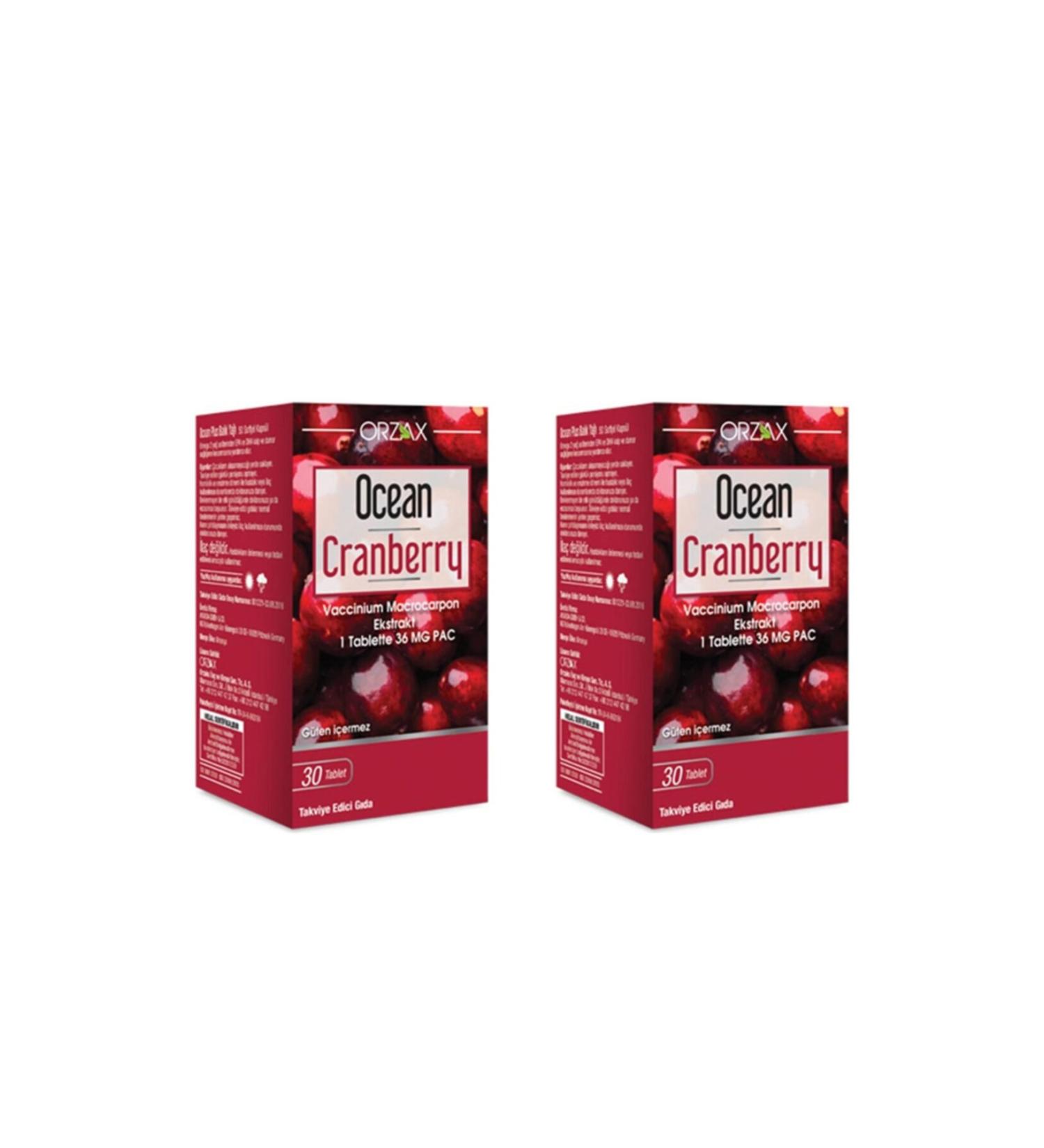 Ocean Cranberry 30 Tablets