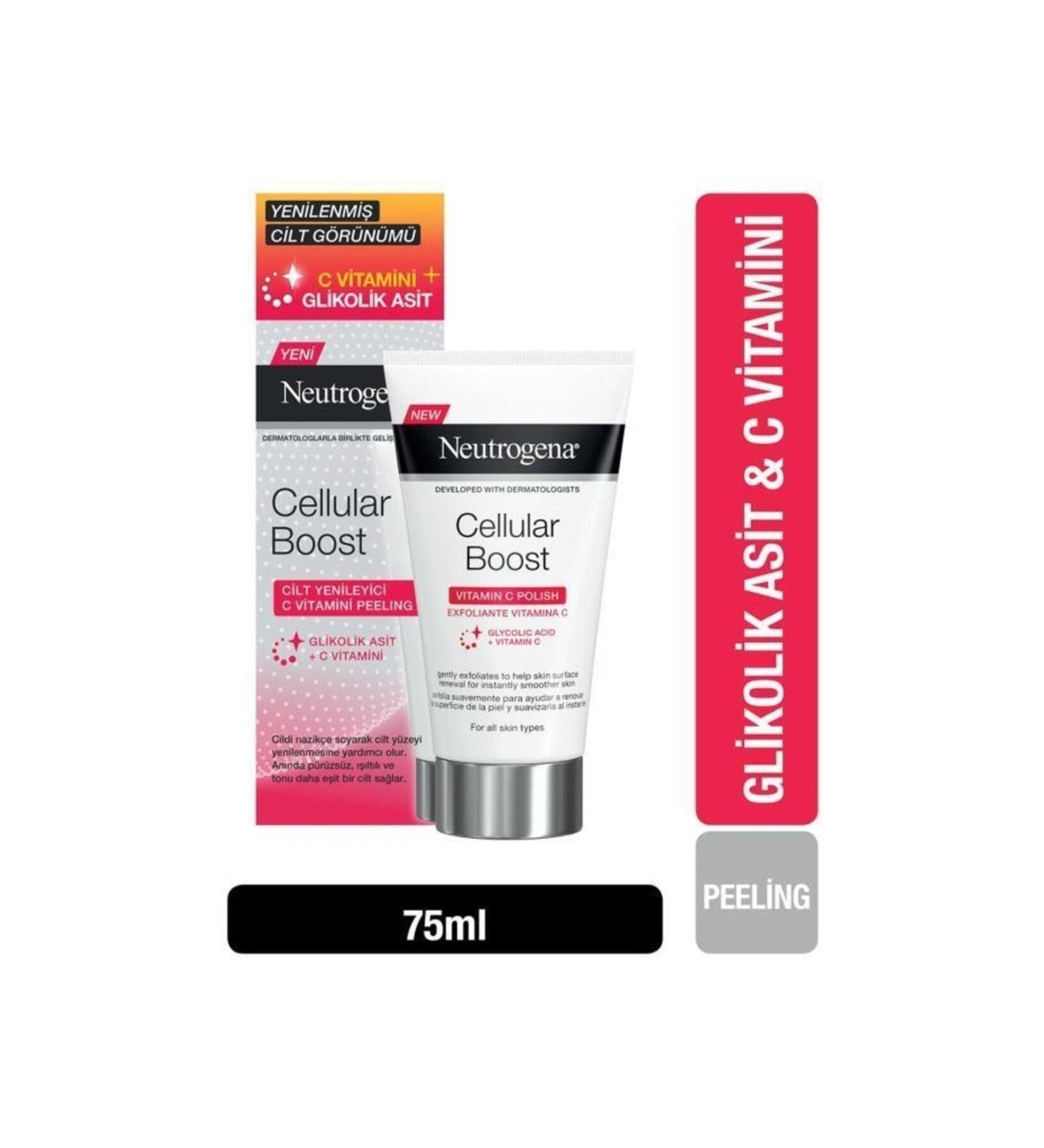 Neutrogena Cellular Boost Skin Rejuvenating Vitamin C Peeling**75 Ml derin1014 - Buy Online on GoSupps.com