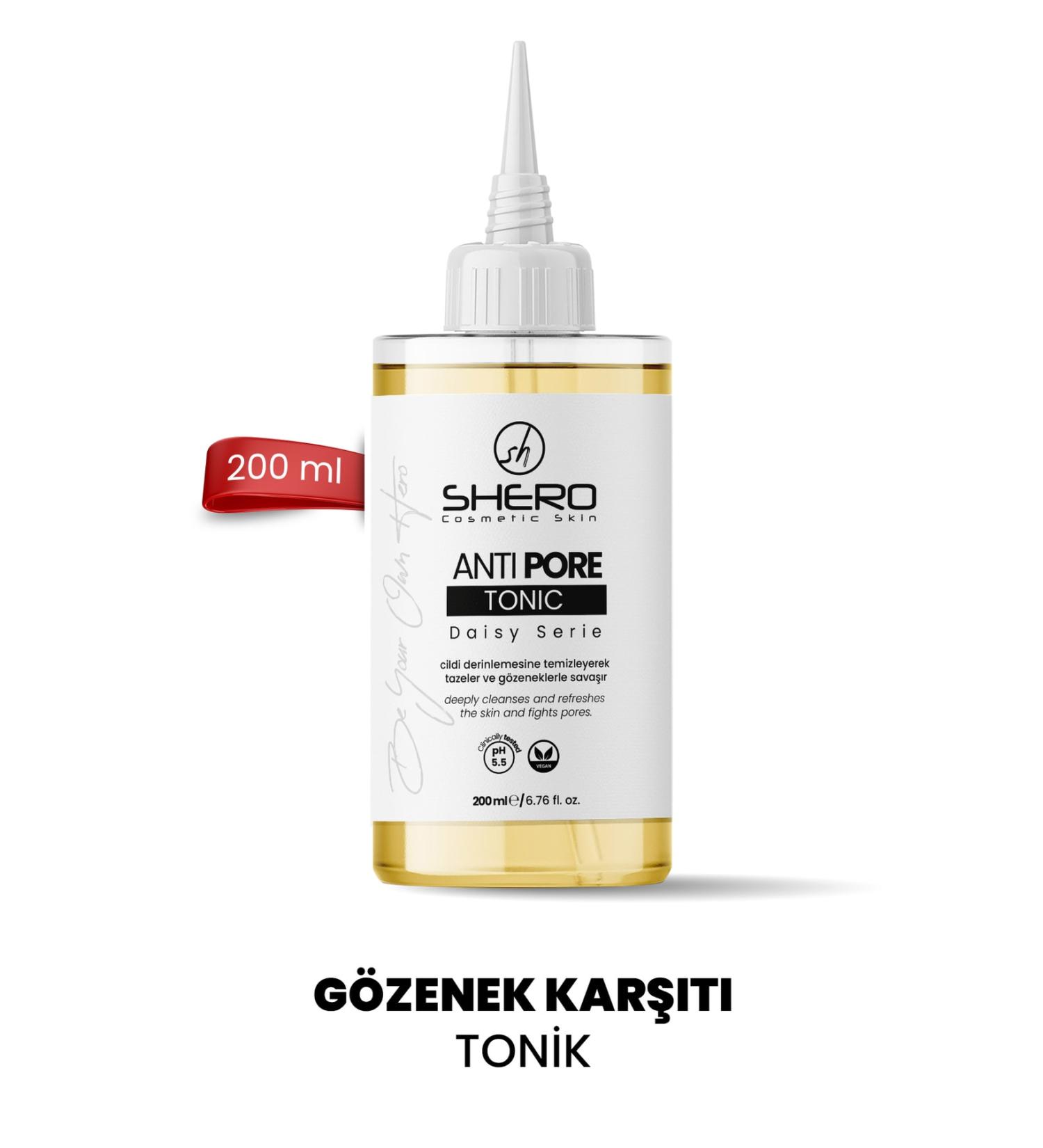 Sh Shero Cosmetic Be Your Own Hero Pore Tightener Anti-Acne and Blackhead Sebum Balancing Tonic 200 Ml