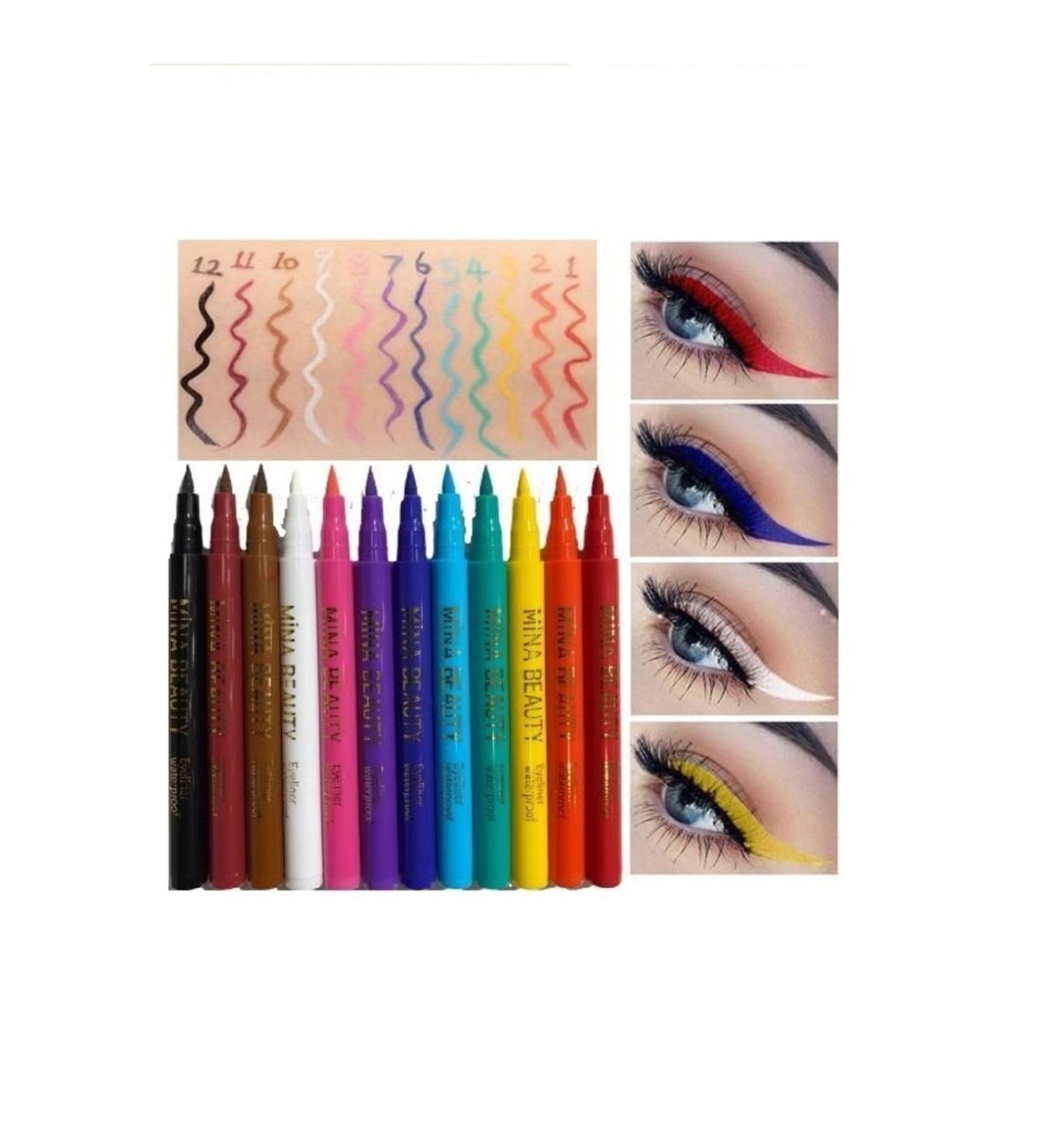 M NA BEAUTY 12 Color Eyeliner Set - Buy Online on GoSupps.com