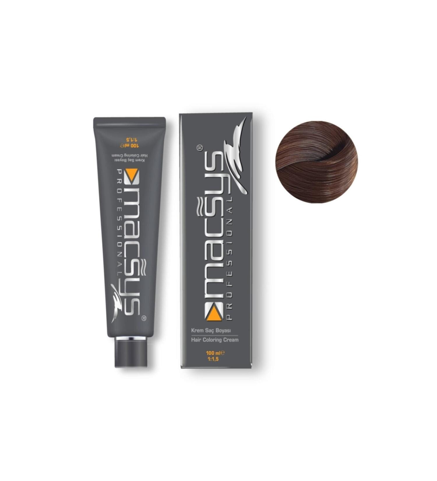MACSYS Oxidizer-Free Chestnut 100 ml Professional Hair Dye No: 5.8