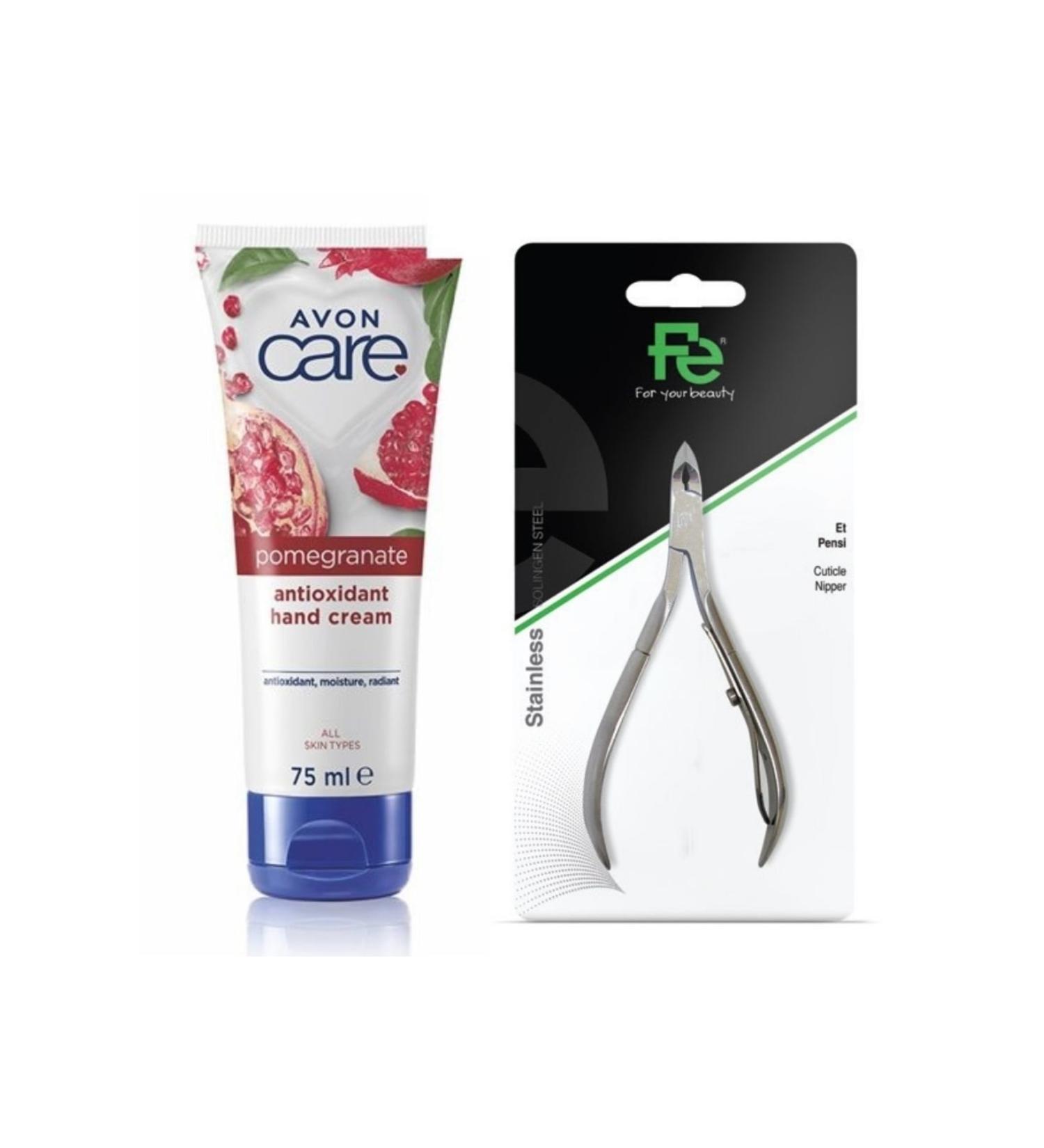 Avon Care Pomegranate Extract Hand Cream 75ml - Meat Pen Care Set
