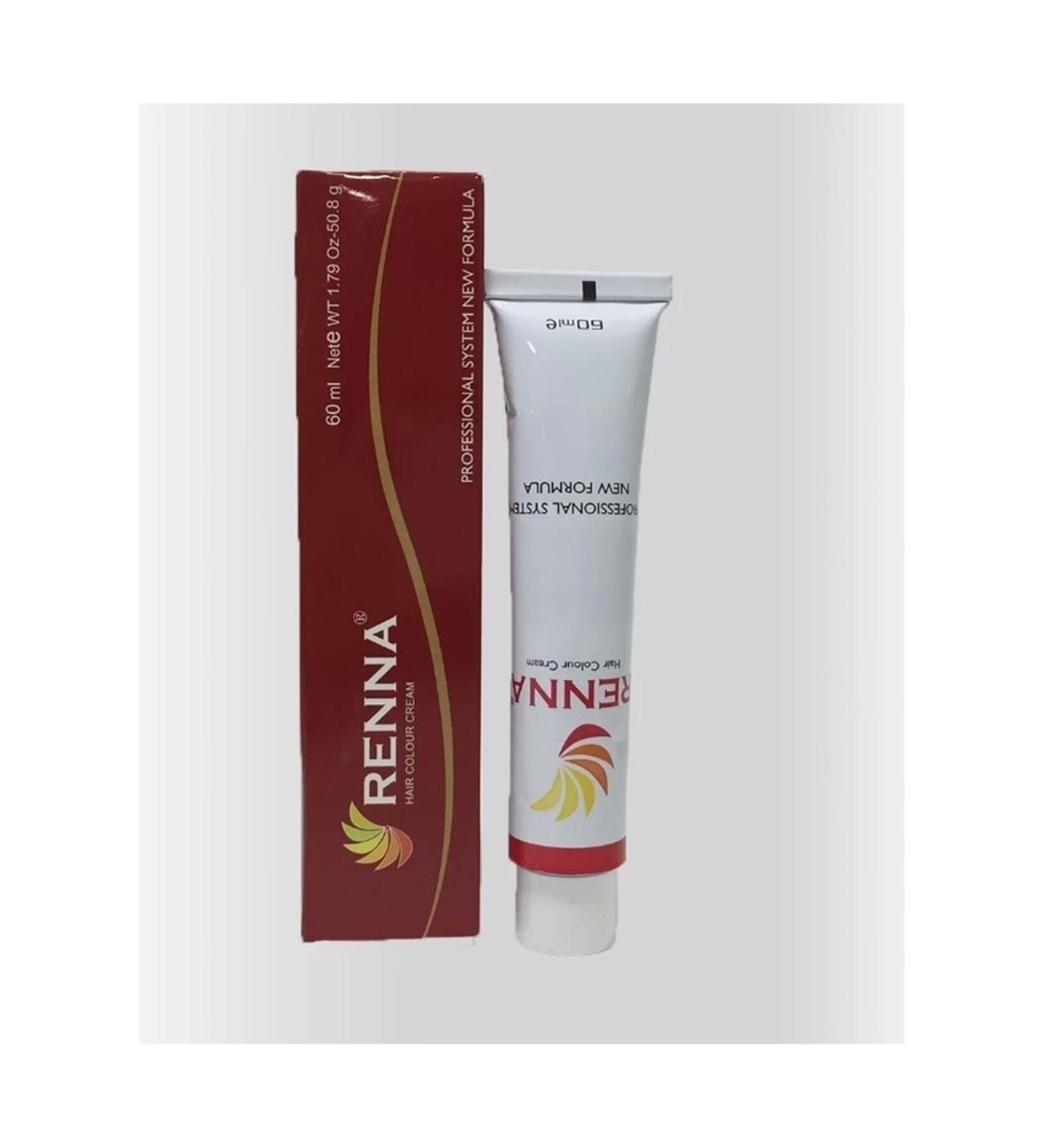 Renna Cream Hair Dye 60 Ml 1.1 Blue Black