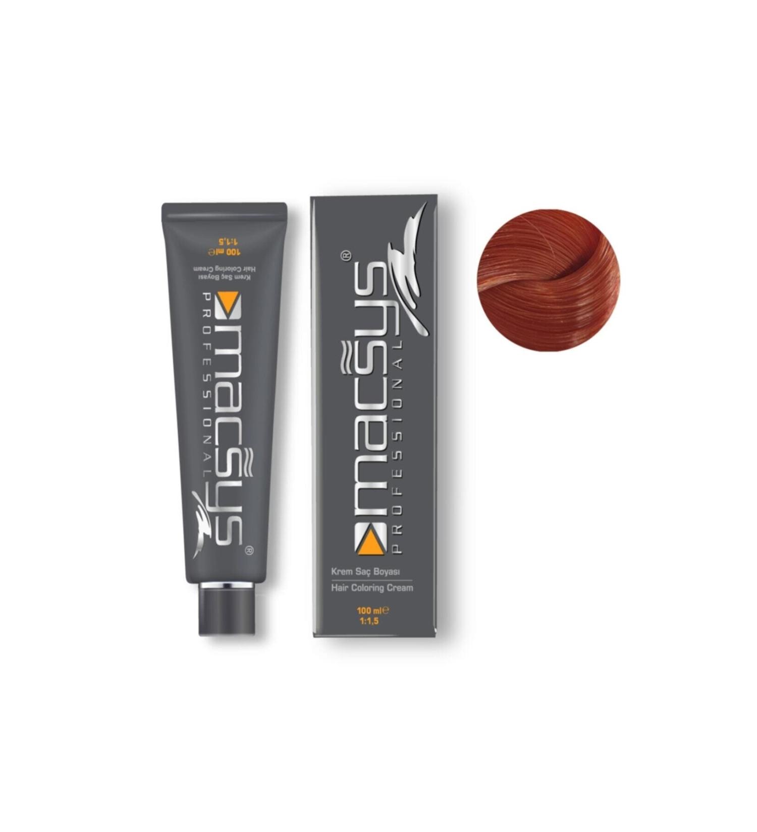 MACSYS Blonde Copper Dore Oxidizer-Free 100 ml Professional Hair Dye No: 7.43