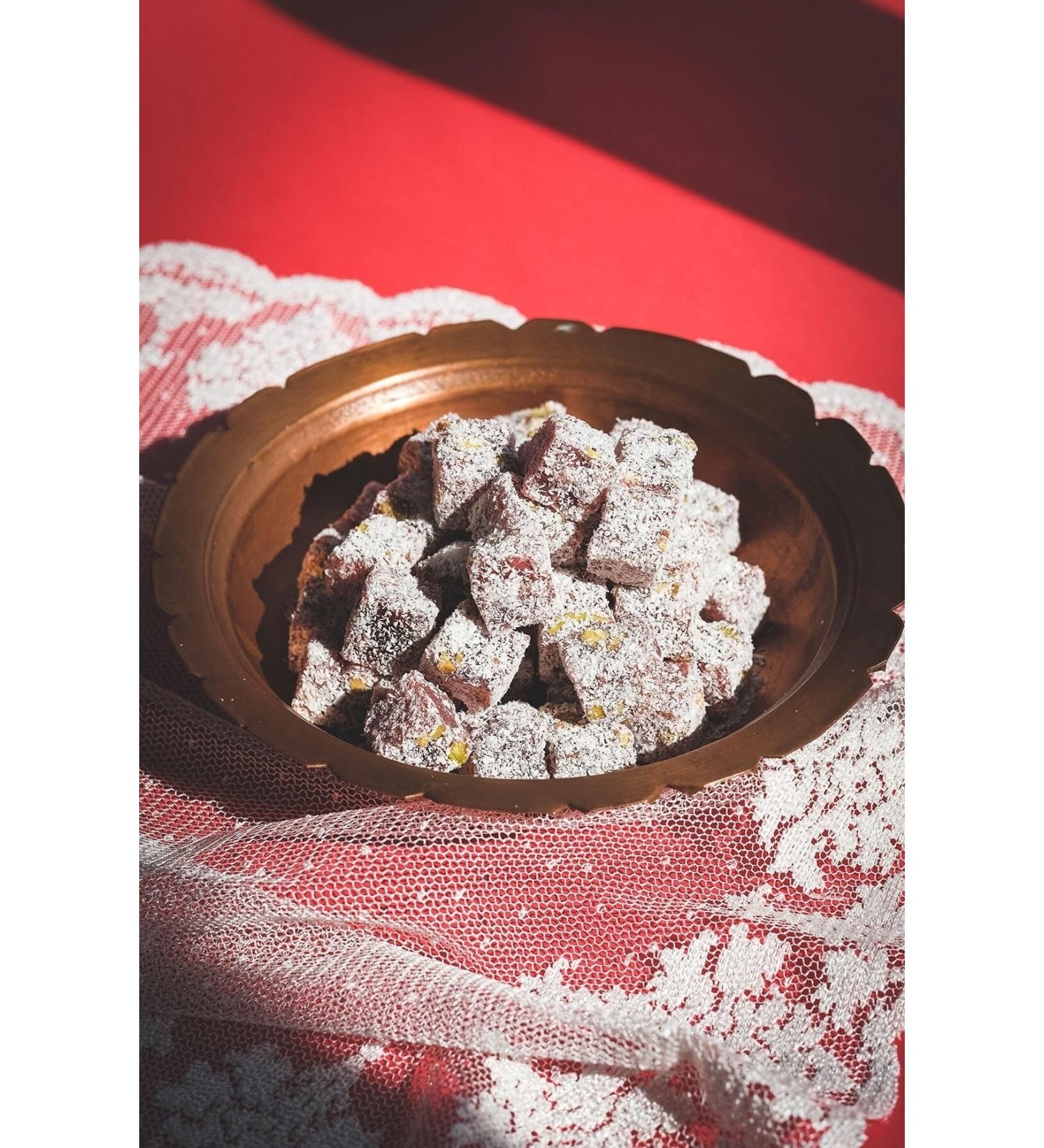 Altan ekerleme Pomegranate and Pistachio Turkish Delight 1000 Gr.