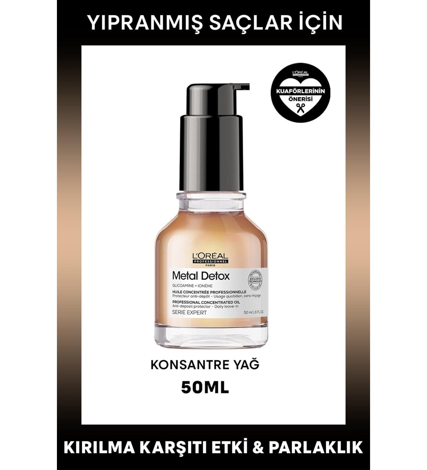 L'oreal Professionnel Serie Expert Metal Detox Oil Concentrated Repair Care Oil 50 Ml - Buy Online on GoSupps.com