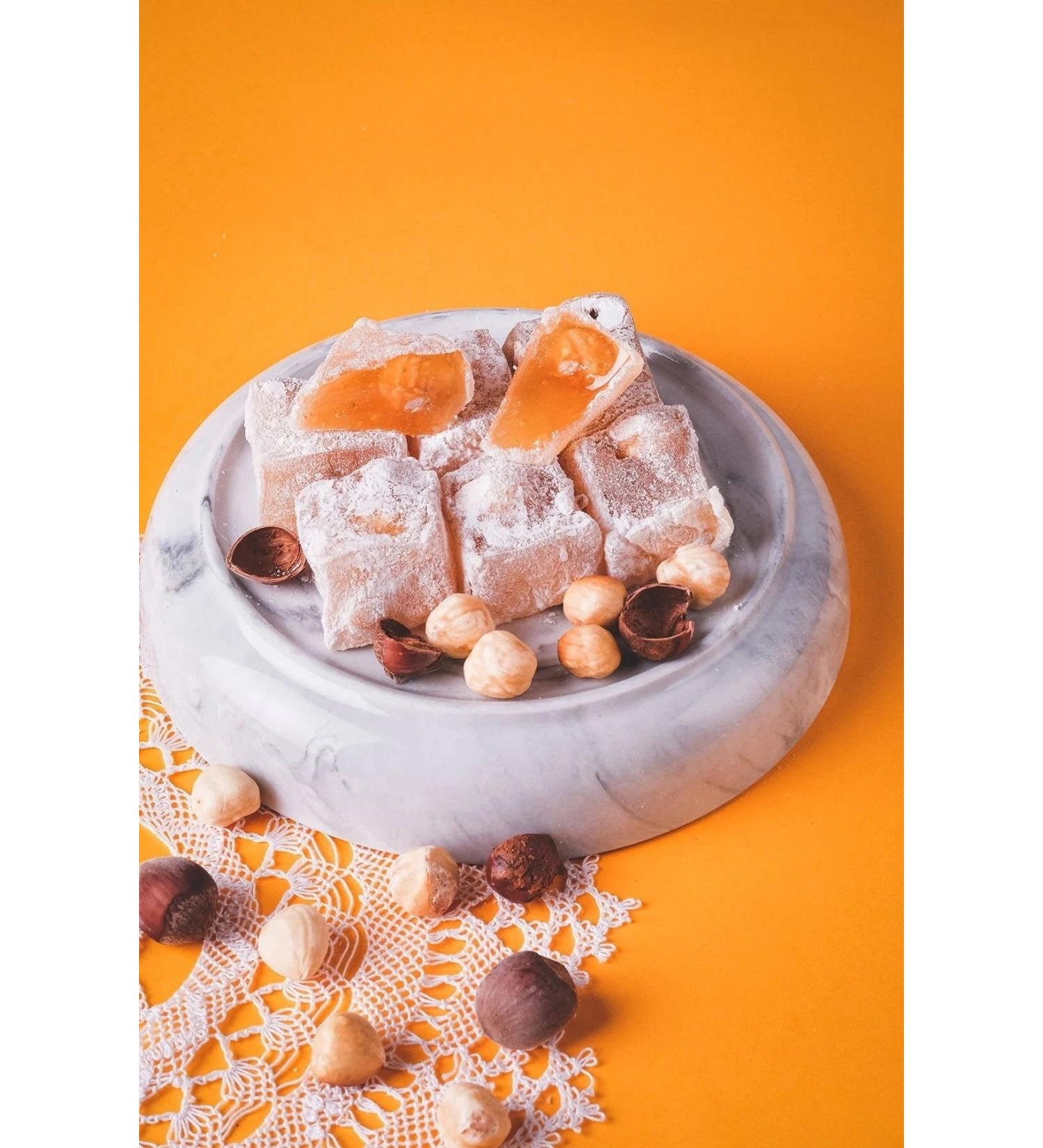 Altan ekerleme Powdered Sugar Double Roasted Hazelnut Turkish Delight 1000 Gr.