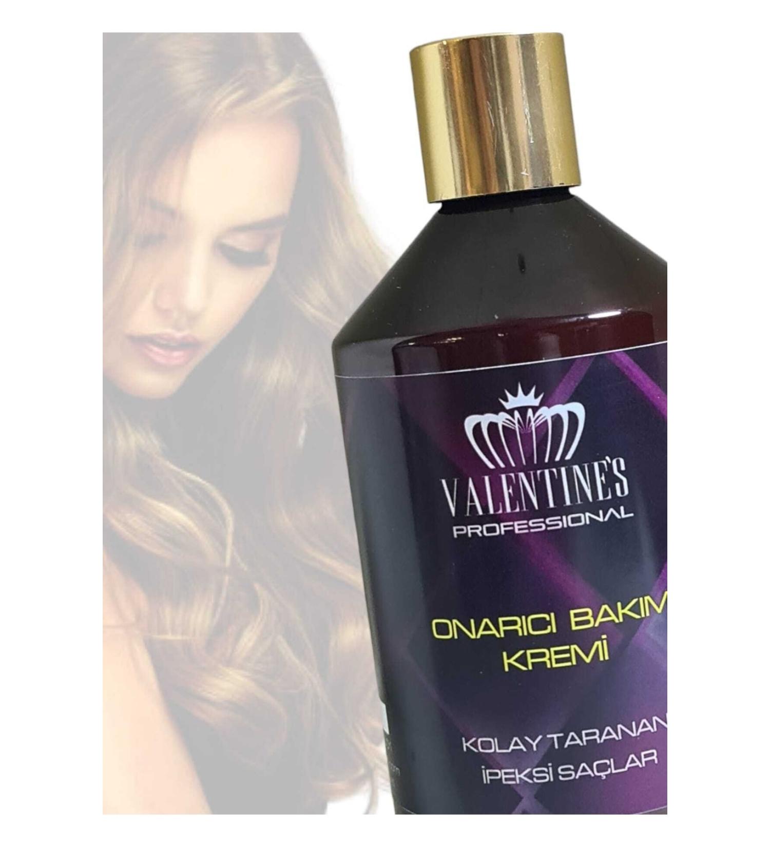 VALENTINES PROFESSIONAL Repairing Hair Care Cream A Silky Touch for Difficult to Detangle and Shape Hair / 500ml - Buy Online on GoSupps.com