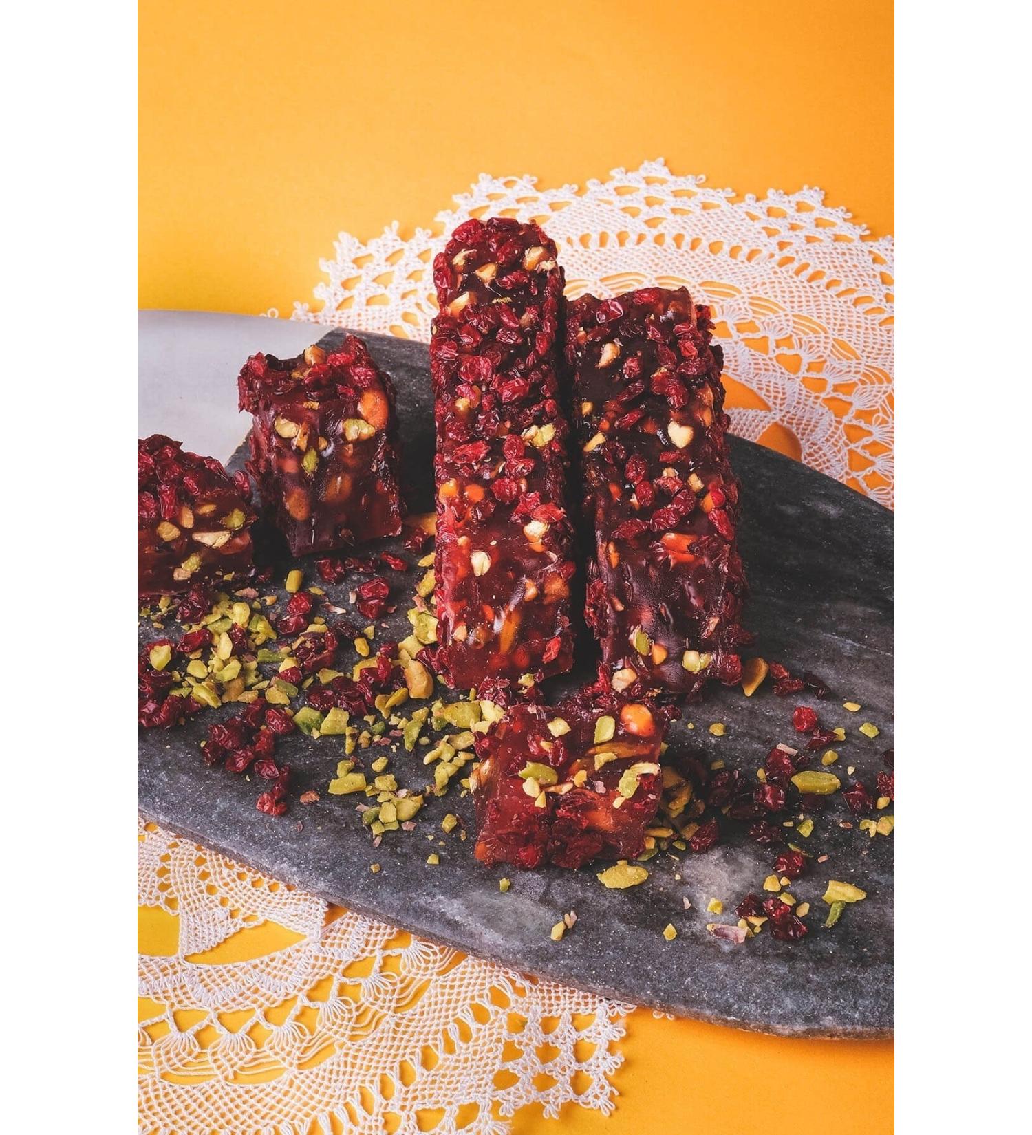 Altan ekerleme Zere k Raisin Pistachio Turkish Delight 500 Gr.