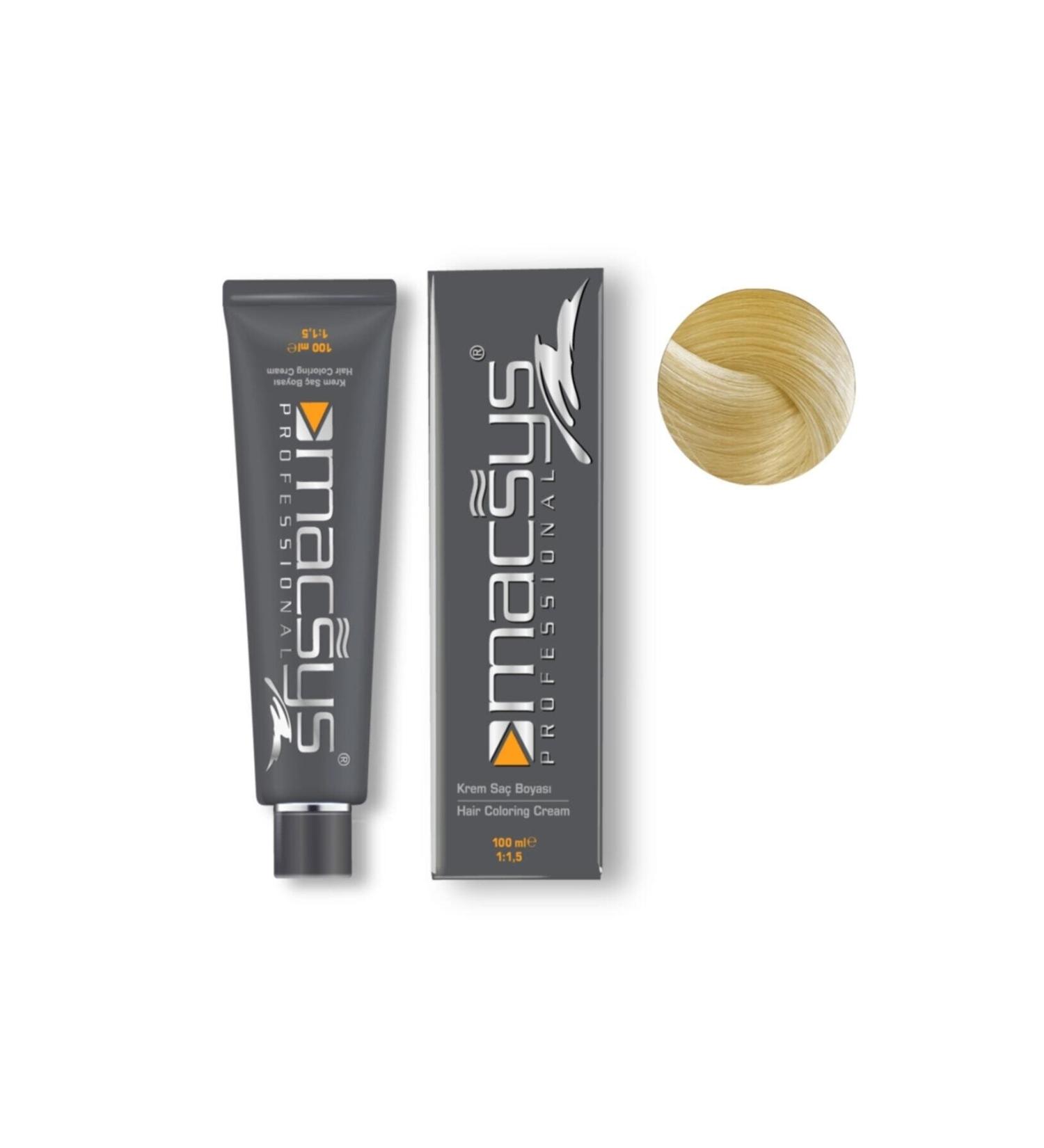 MACSYS 100ml Professional Hair Dye No:10.3 (Light Blonde Dore) - Oxidizer-Free