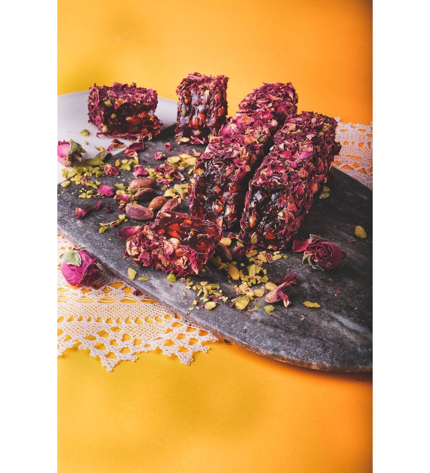 Altan ekerleme Rose Petal Pistachio Turkish Delight 500 Gr.