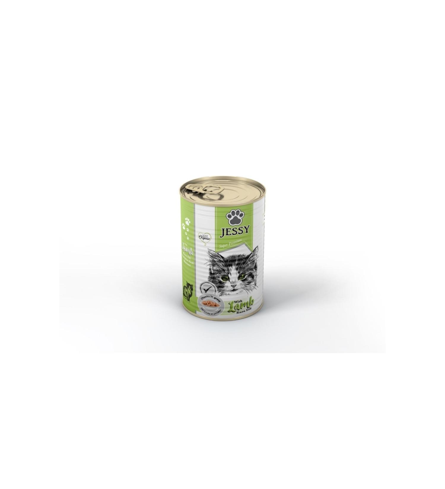 JESSY Lamb Adult Cat Canned Food 400 Gr X 12 Pieces