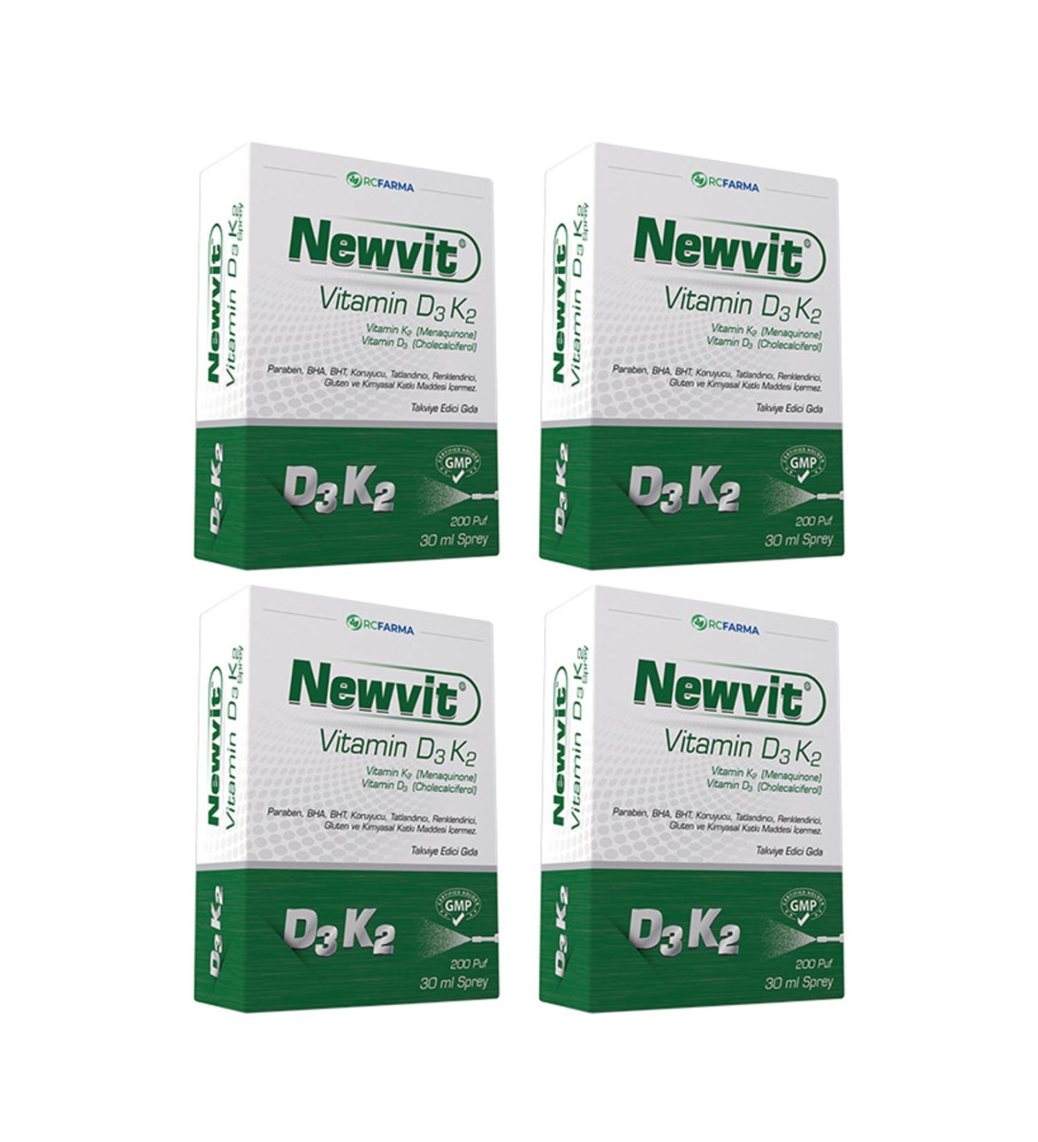 Newvit Vitamin D3 K2 Spray 4x