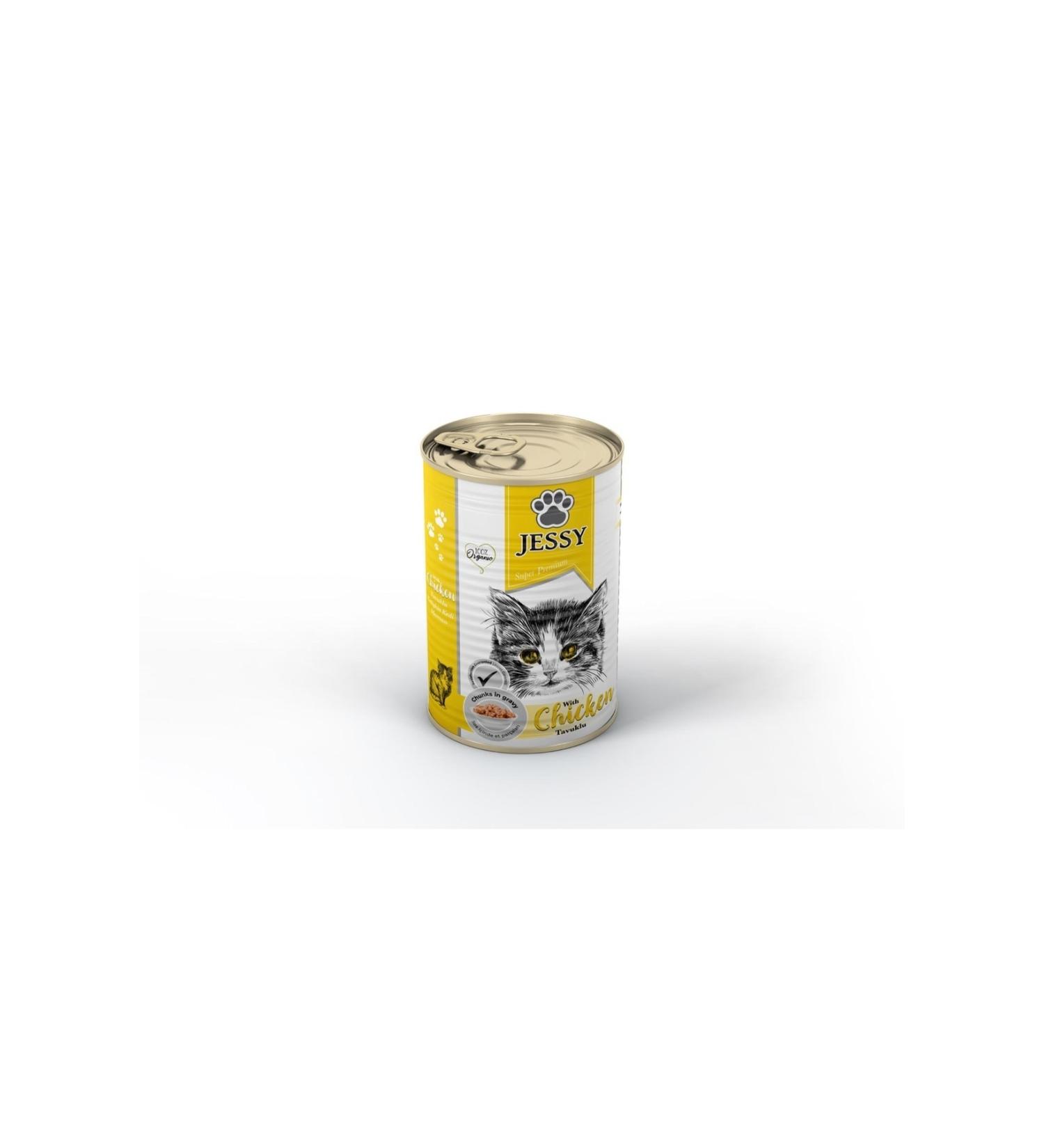 JESSY Chicken Adult Cat Canned Food 400 Gr X 12 Pieces