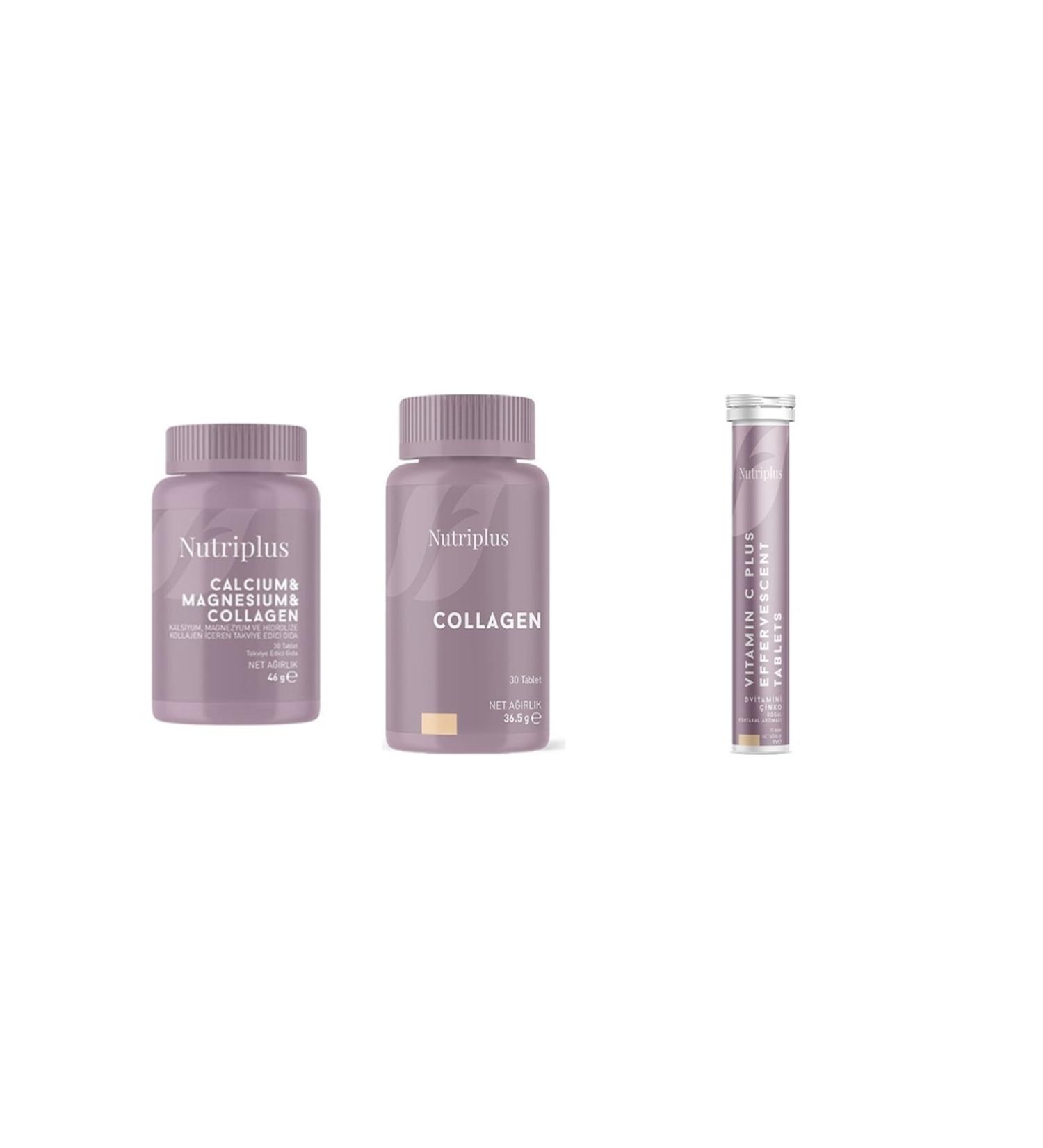 Farmasi Collagen + Vitamin C Plus + Calcium&magnesium&collagen 3 in 1