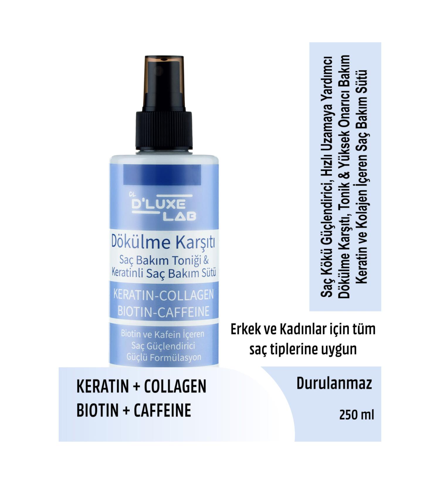 DL D'LUXE LAB Anti-Loss Hair Care Tonic & Keratin Hair Care Milk. - Buy Online on GoSupps.com