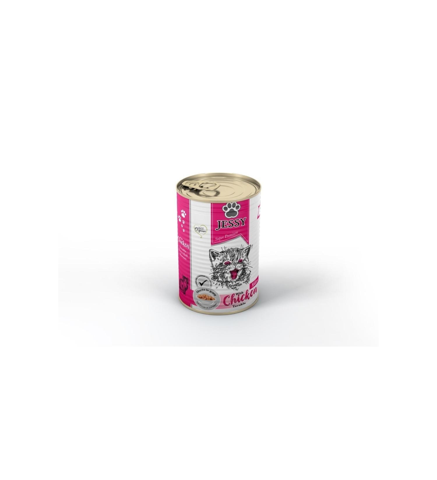 JESSY Chicken Kitten Canned Food 400 Gr X 12 Pieces