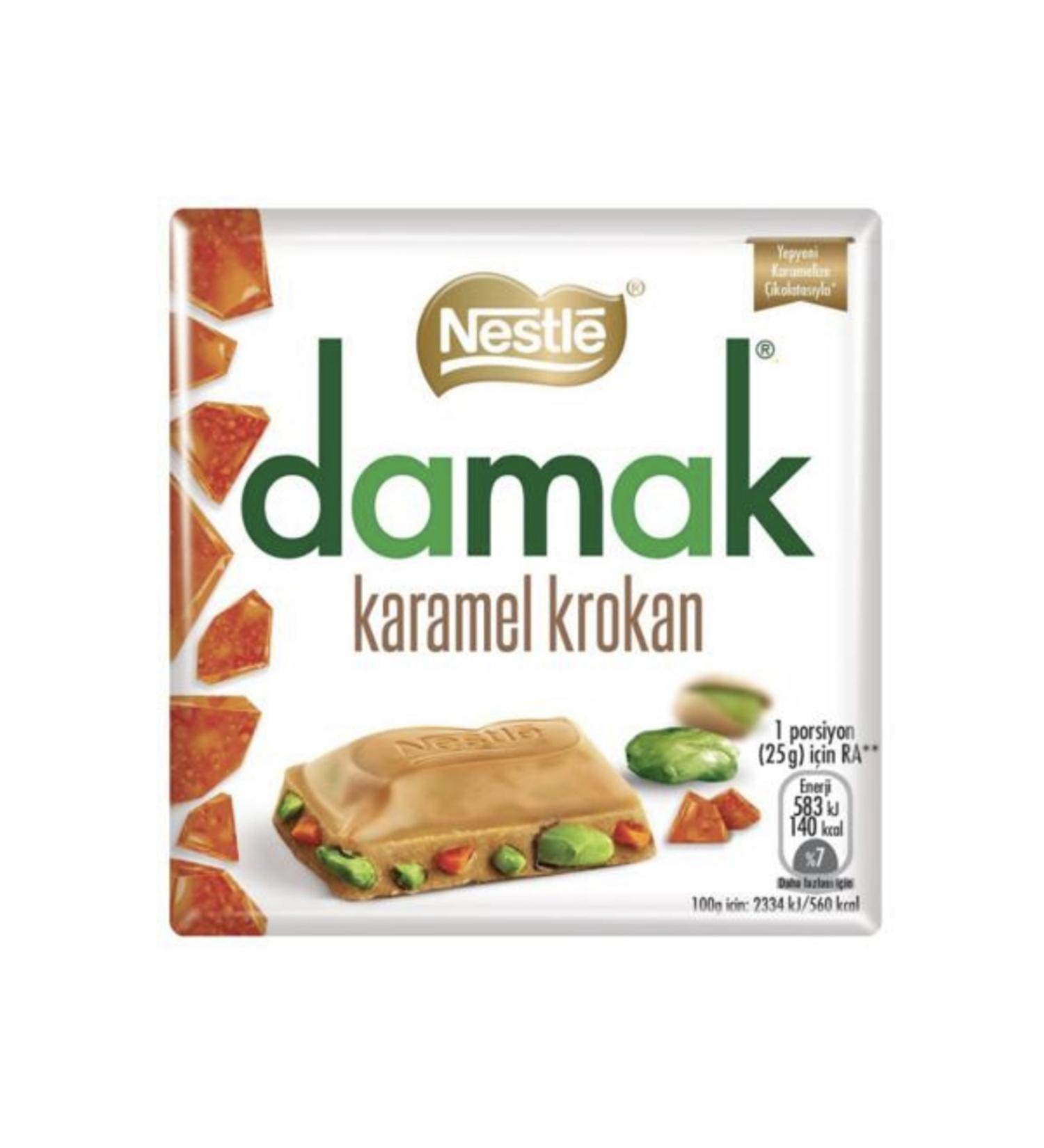 Nestle New Damak Caramel Croquant 6 Pack 60 Gr