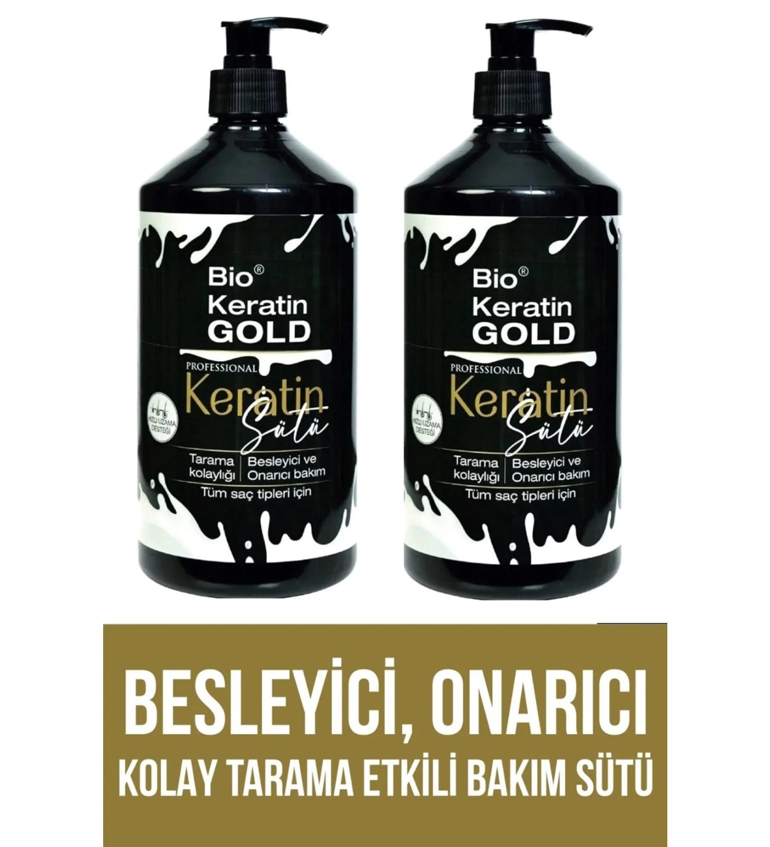 Bio Keratin Gold Keratin Care Milk 1000 Ml X 2 Pieces