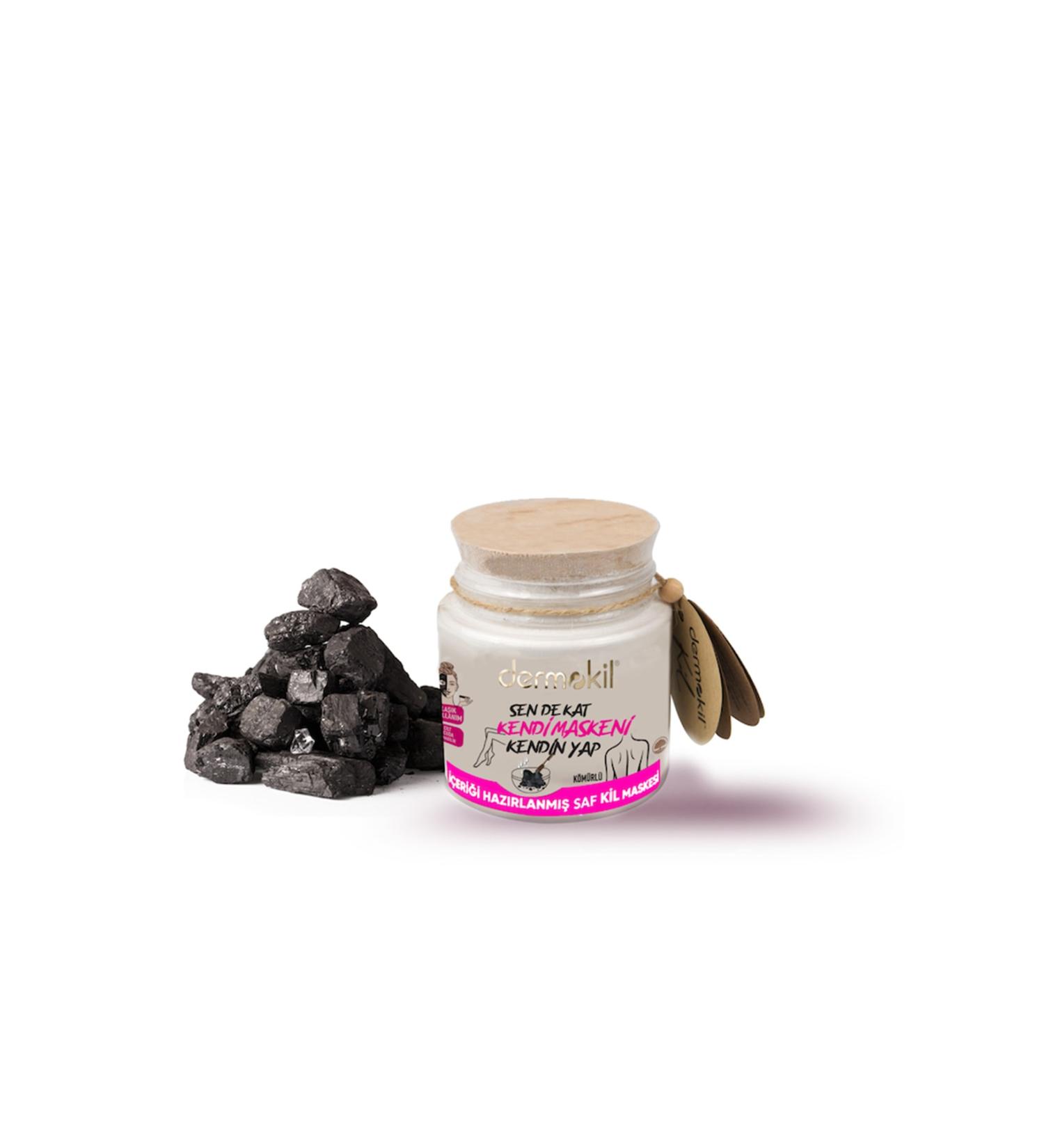 Dermokil You Too Make Your Own Mask Charcoal Clay Mask 220 ml - Buy Online on GoSupps.com