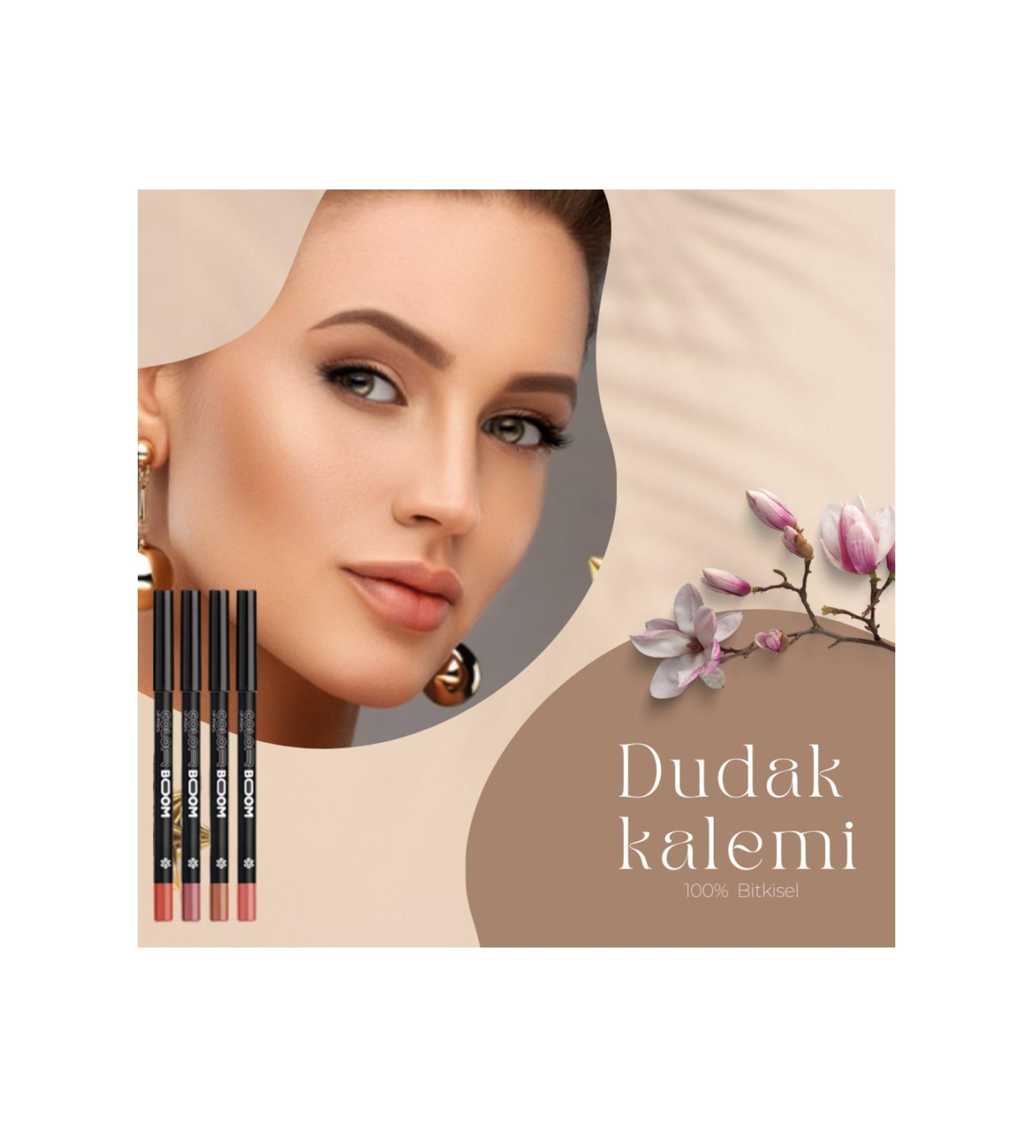 color boom Lip Stick-soft Lip Pencil that can be applied like lipstick-Herbal Lip Pencil