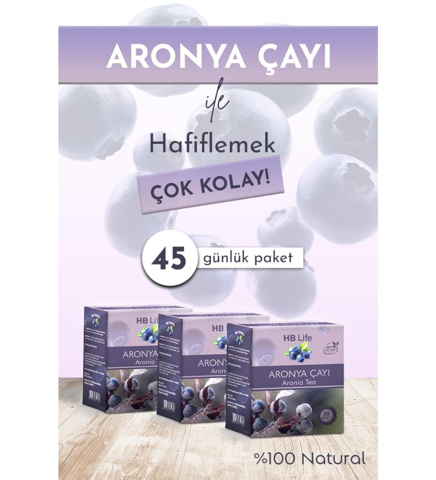 HB LIFE Aronia Tea 3-Piece Slimming.supportive - Buy Online on GoSupps.com