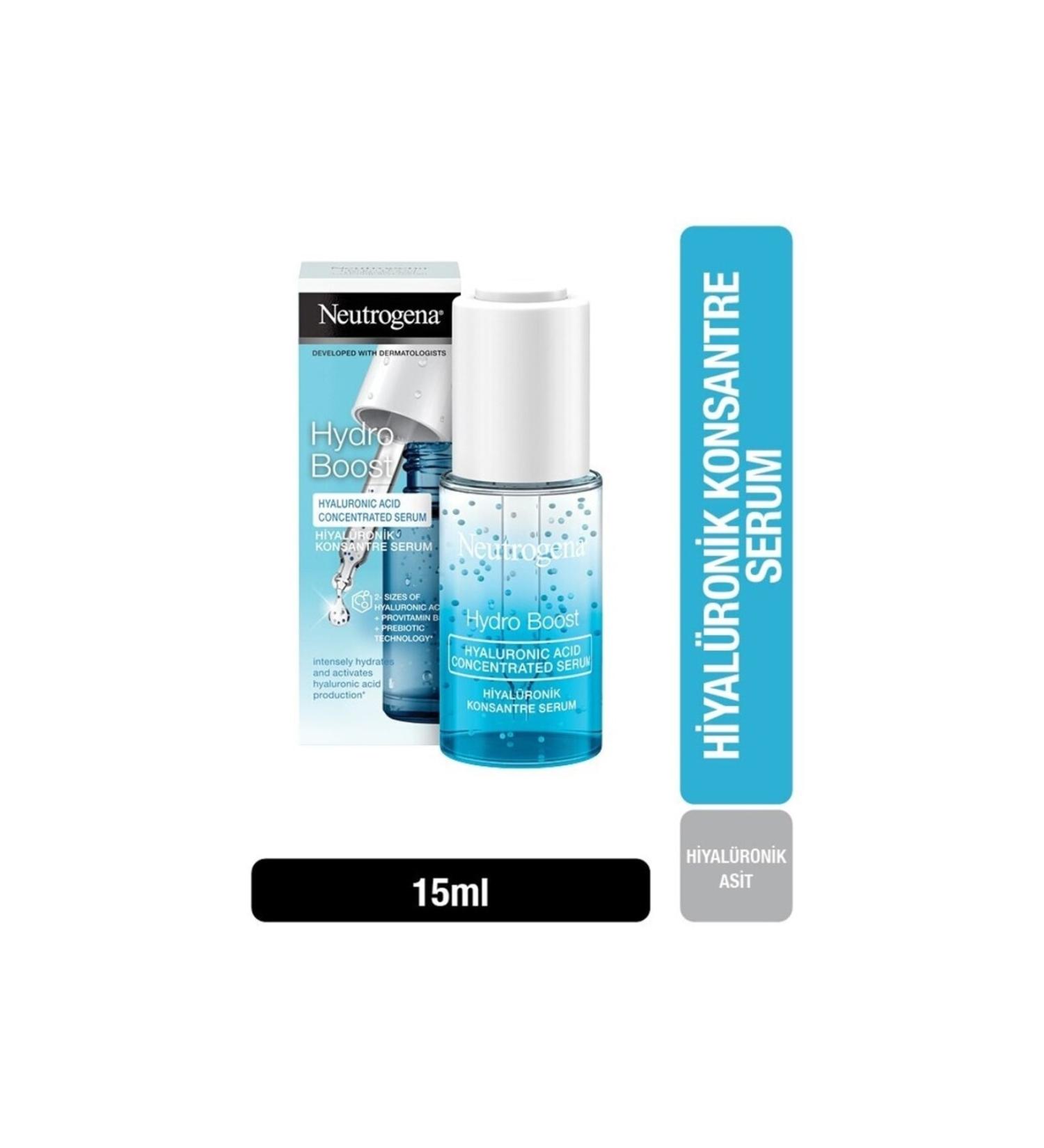 Neutrogena Hydro Boost Sensitive Skin Unscented Serum (Hyaluronic Concentrate 15 Ml)