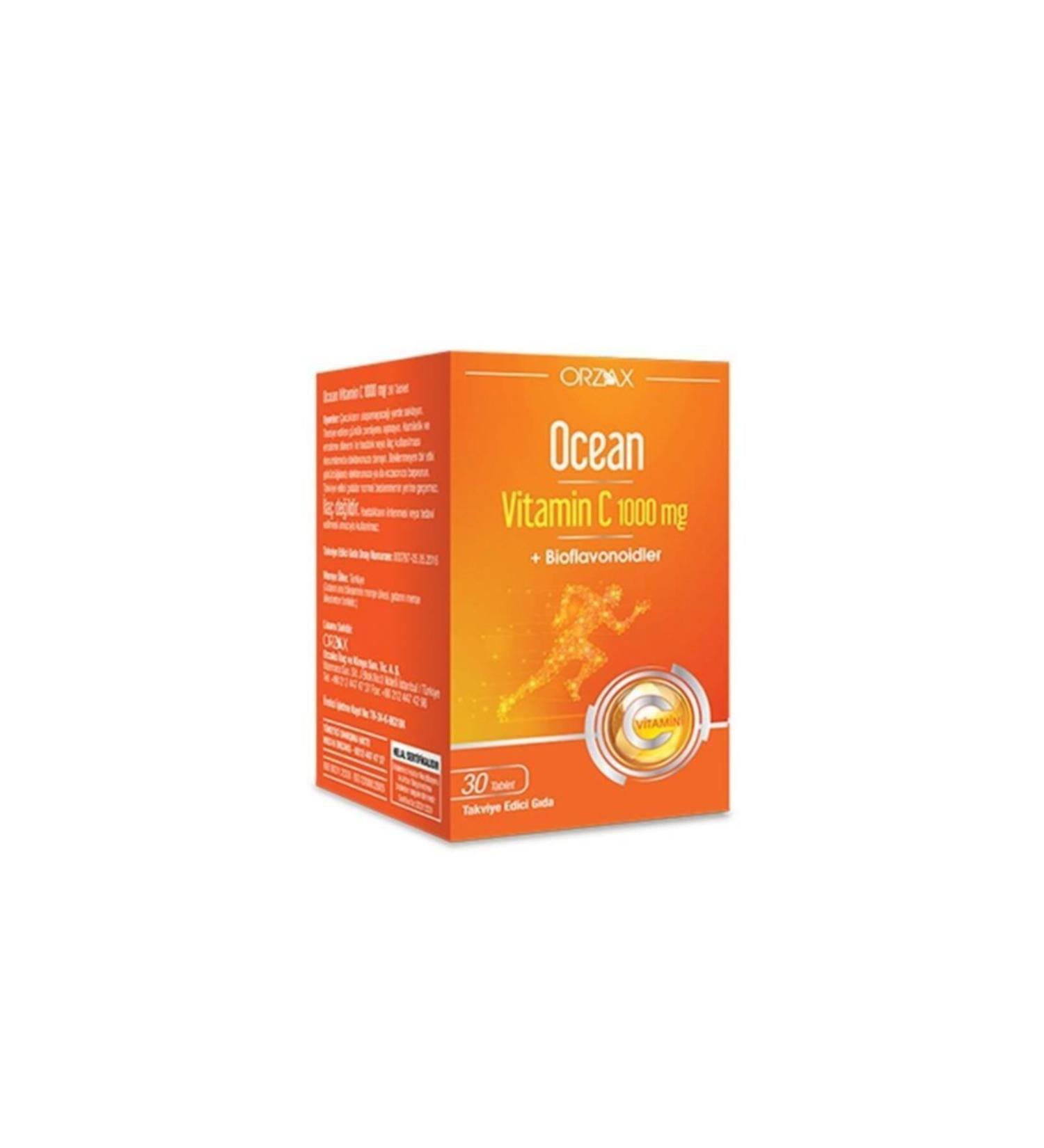 Ocean Vitamin C 1000 Mg 30 Tablets