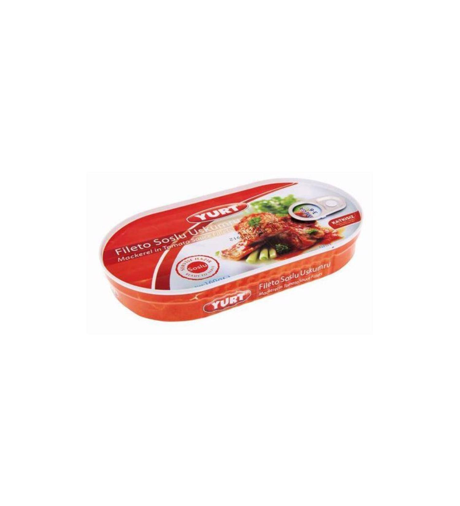 Yurt Fillet Sauced Mackerel 160 gr