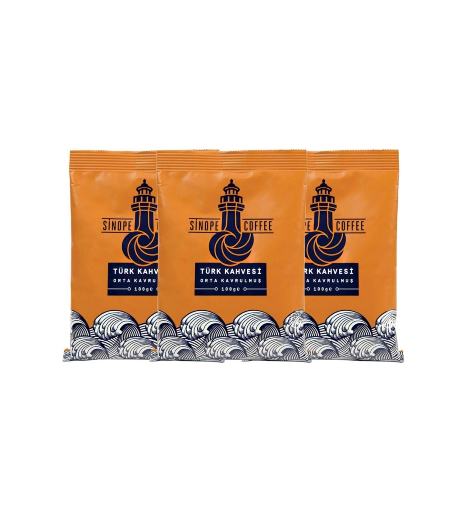 Sinope Coffee Turkish Coffee 100 gr X 3