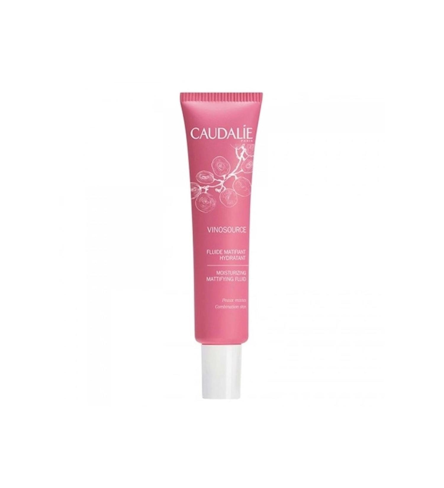 Caudalie Vinosource Fluide Matifiant Hydratant 40ml - Moisturizing Care Cream with Mattifying Effect
