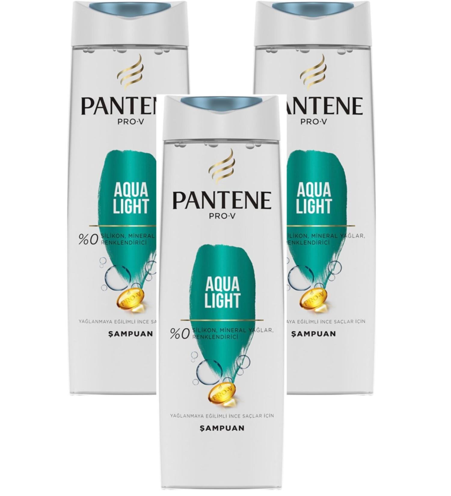Pantene Pro-v Aqualight Shampoo 400 ml 3 Pieces - Buy Online on GoSupps.com
