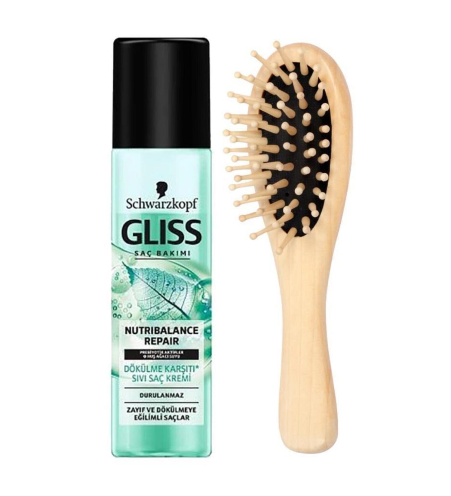 Gliss Nutribalance Repair Liquid Conditioner 200ml+Bamboo Comb