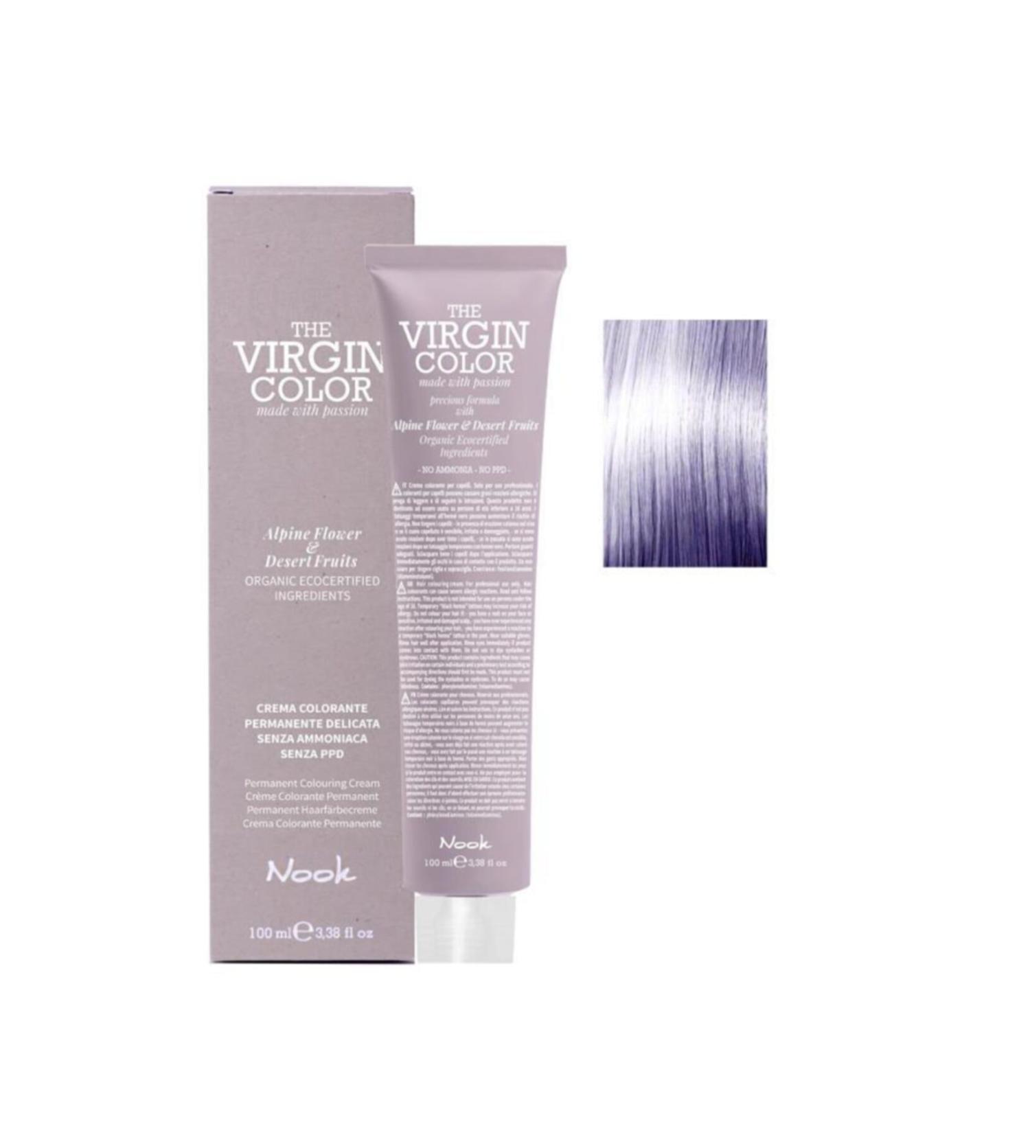 Nook The Virgin Color Ammonia Free Hair Dye Steel Blue 100 ml