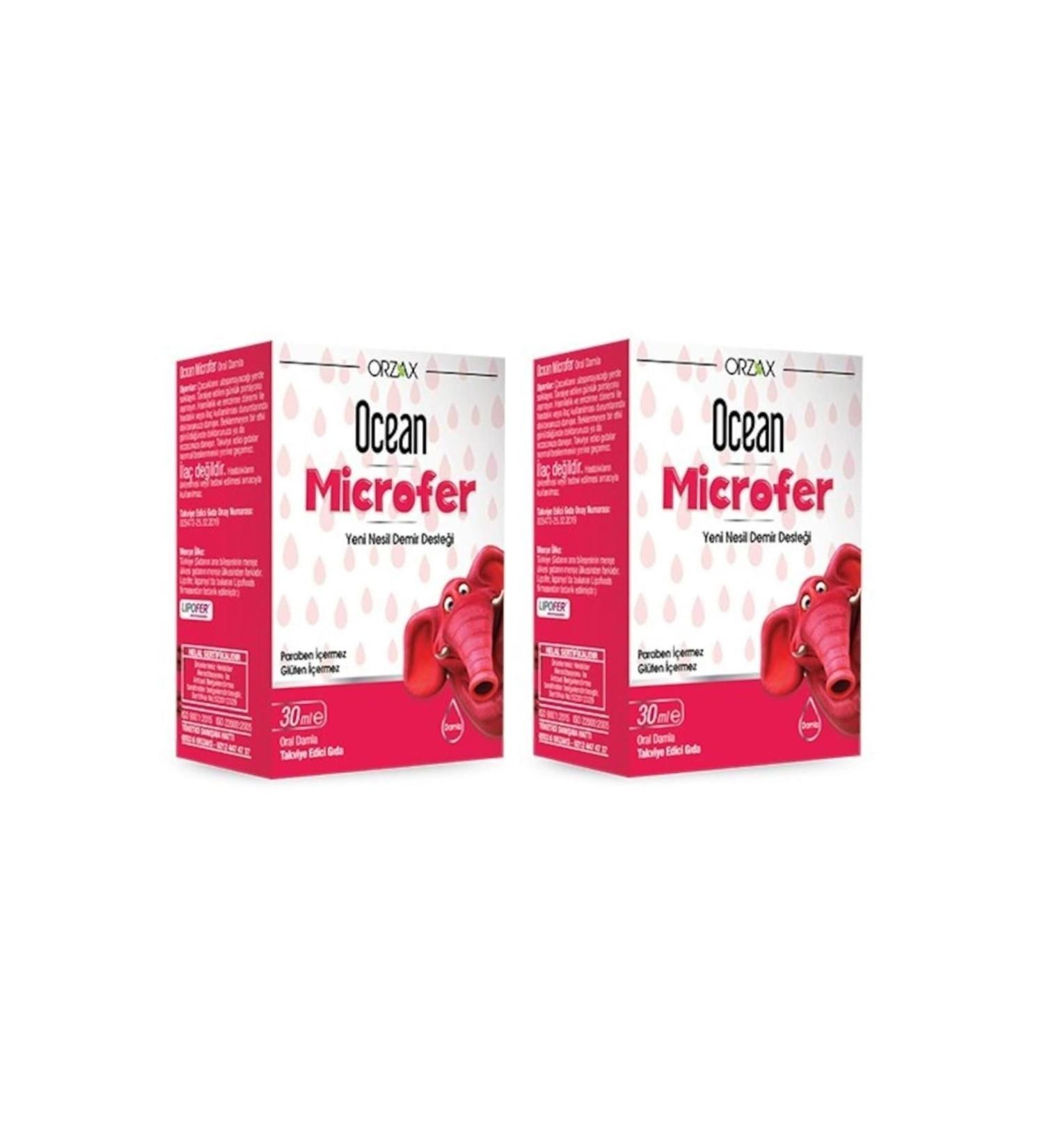 Ocean Orzax Microfer Drops 30 Ml 2 Pieces