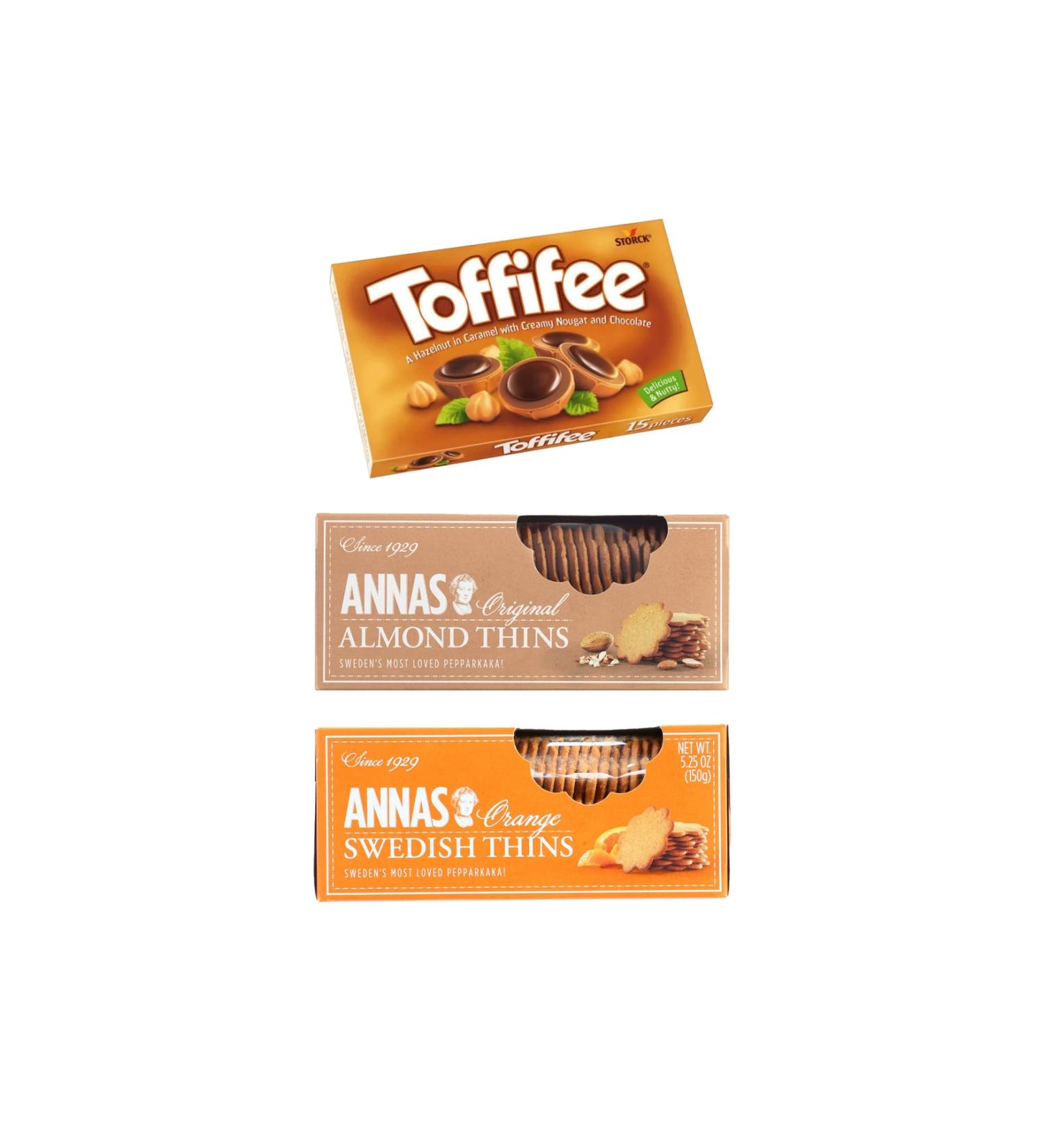 Toffifee + Annas Almond + Annas Orange