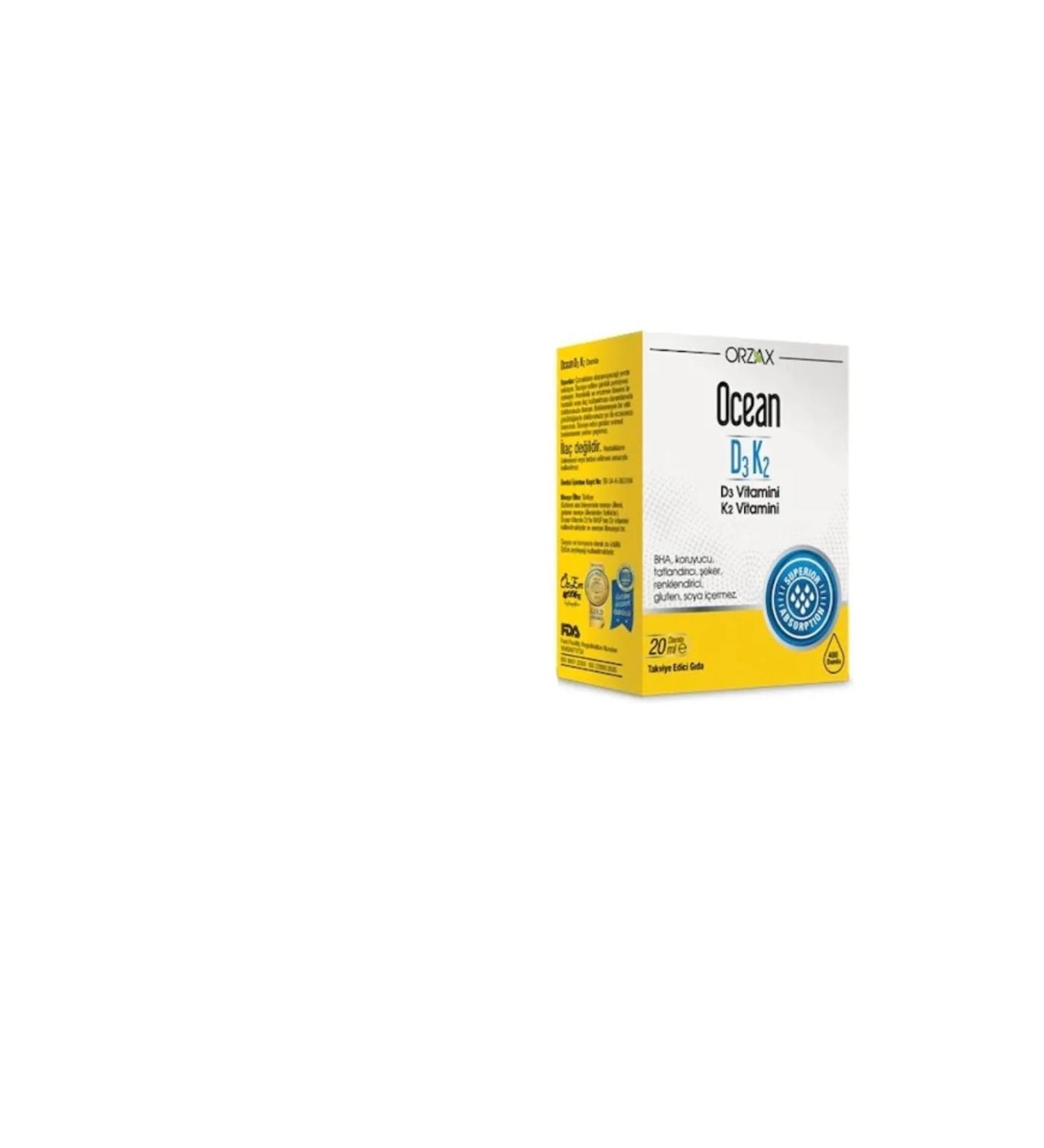 Ocean D3 K2 Drops 20ml