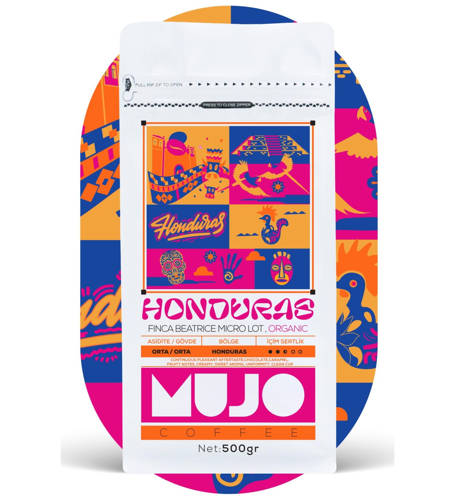 Mujo Coffee Honduras Finca Beatrice Micro Lot. Organic Coffee Beans-500gr - Buy Online on GoSupps.com