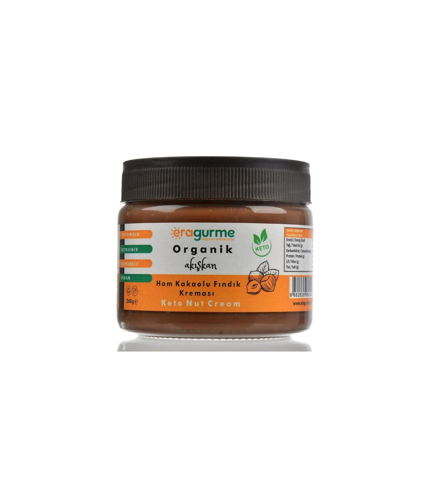 Era Gourmet Ketogenic Cocoa Hazelnut Paste - Smooth Fluid Consistency 260g (HAZELNUT COCOA ERYTHRITOL) Vegan - Buy Online on GoSupps.com