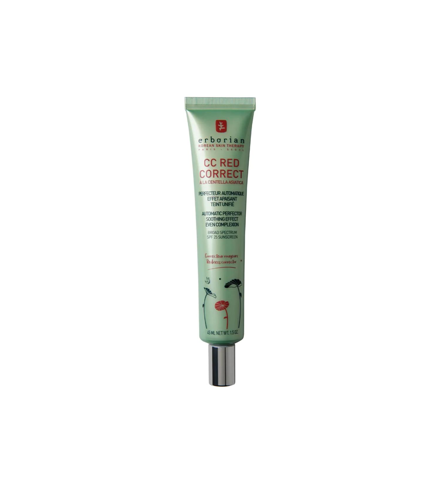 erborian Cc Family Cc Red Correct Anti-Redness Brightening Cc Cream 45ml Spf25 - Buy Online on GoSupps.com
