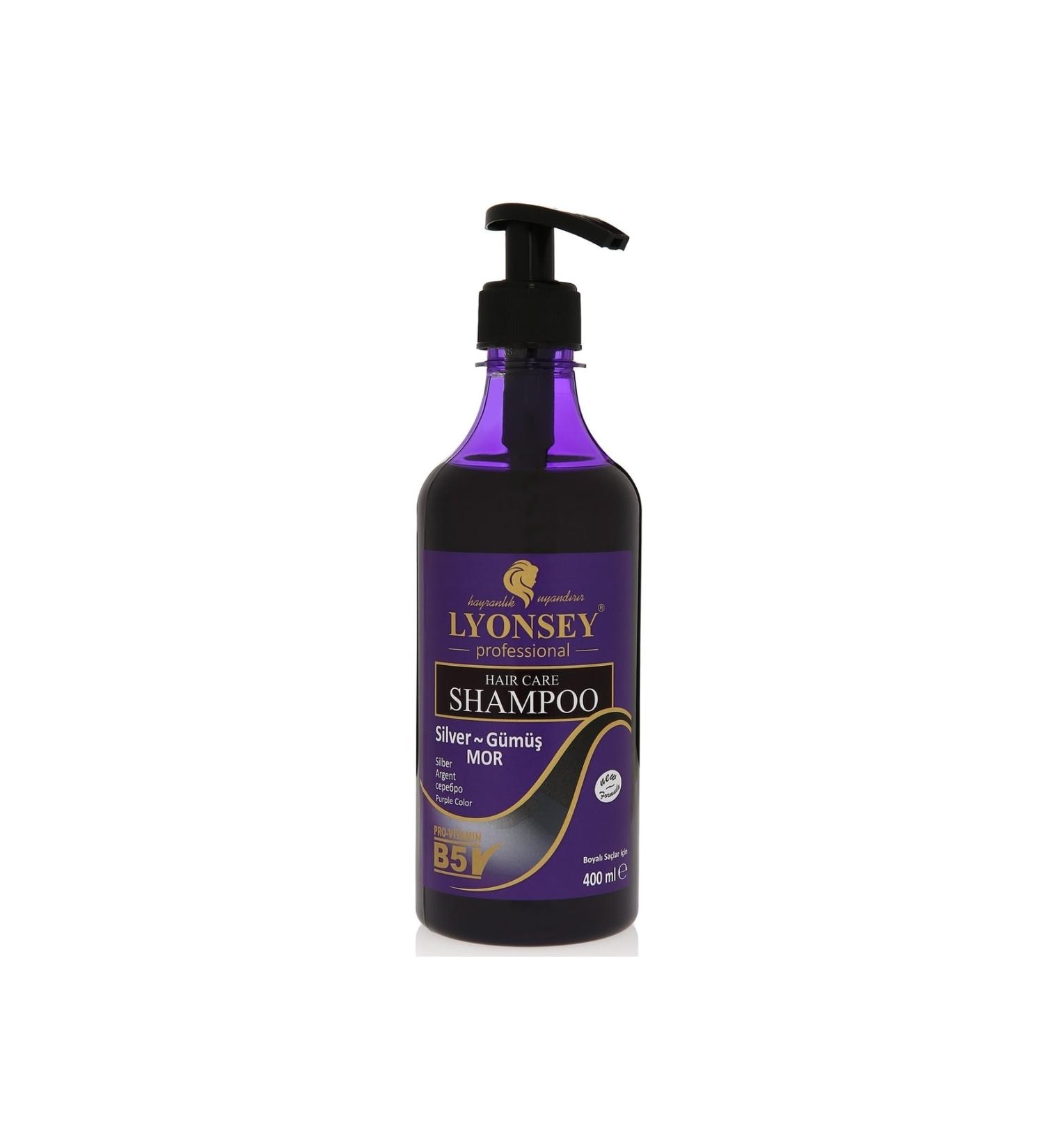 Lyonsey Silver Silver Purple Shampoo 500 Ml (12 Pieces) One Box