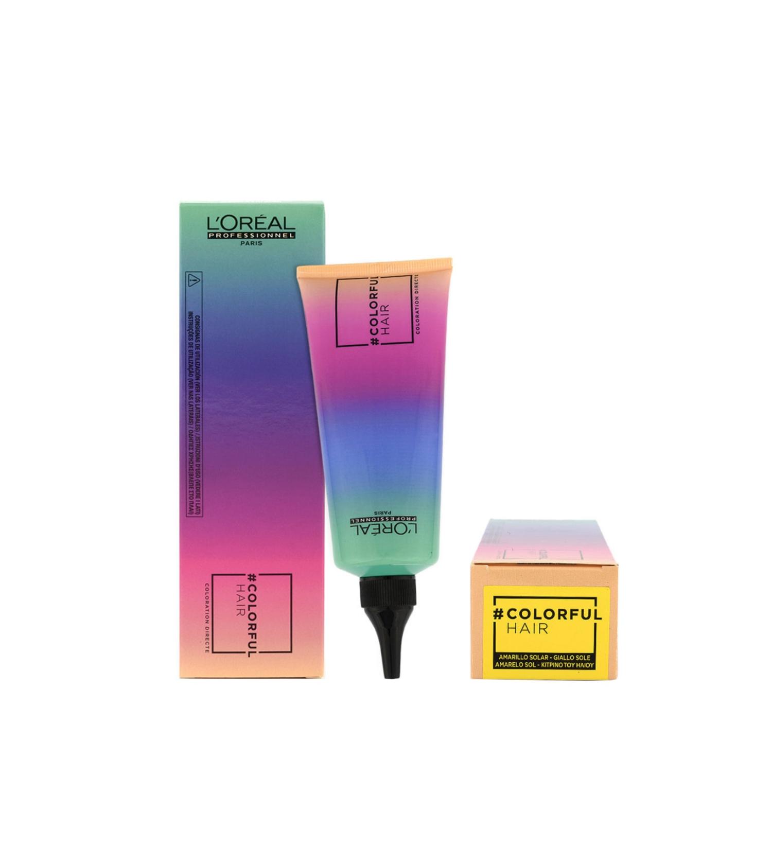 L'oreal Professionnel Colorful Hair Yellow Sun Yellow Vivid Dazzling Hair Dye 90ml