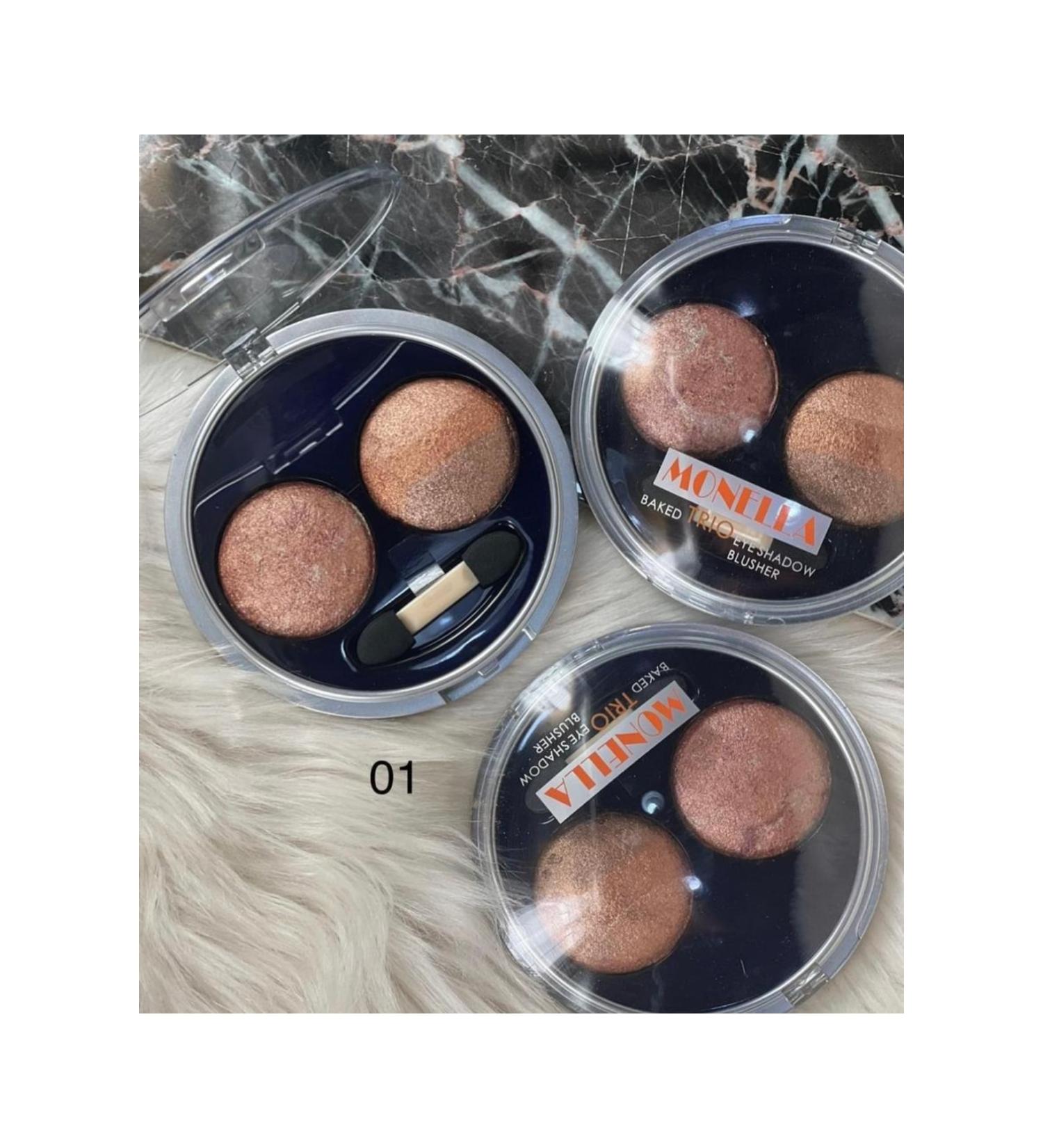 Monella 2-Pack Eyeshadow Brown Tone - Buy Online on GoSupps.com