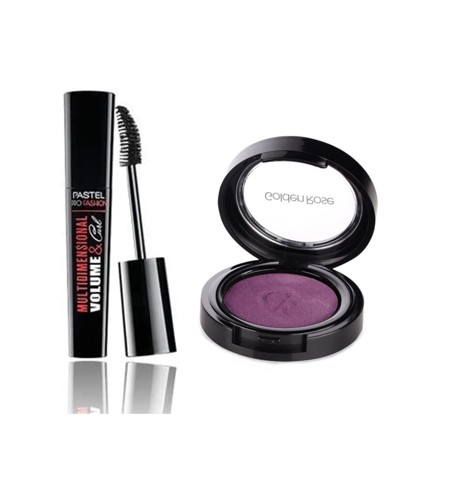 Pastel Profashion Volume Curl Mascara + Golden Rose Eyeshadow 131 - Buy Online on GoSupps.com