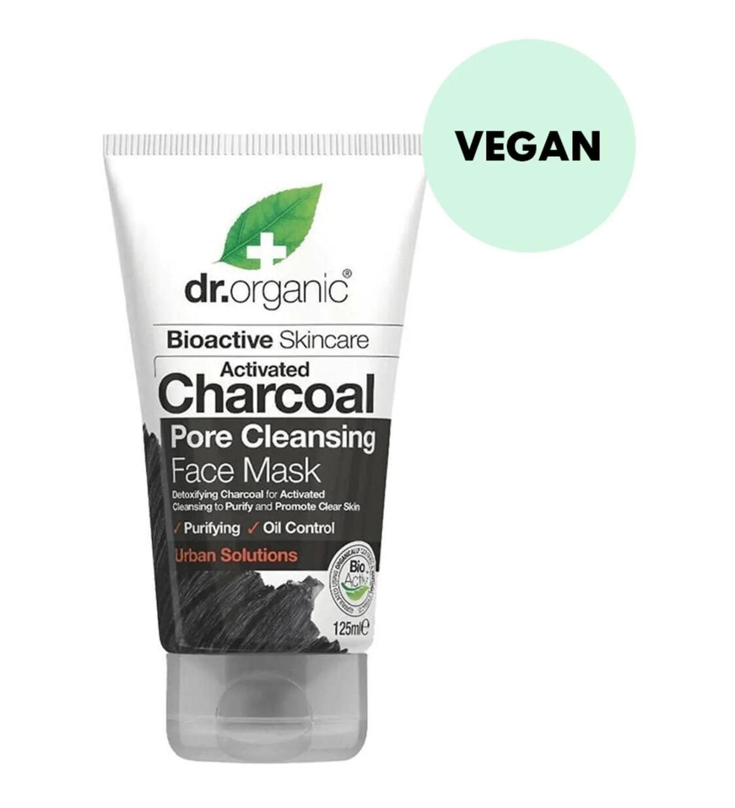 Dr. Organic Charcoal Pore Tightening and Purifying Detox Face Mask 125 Ml Vegan