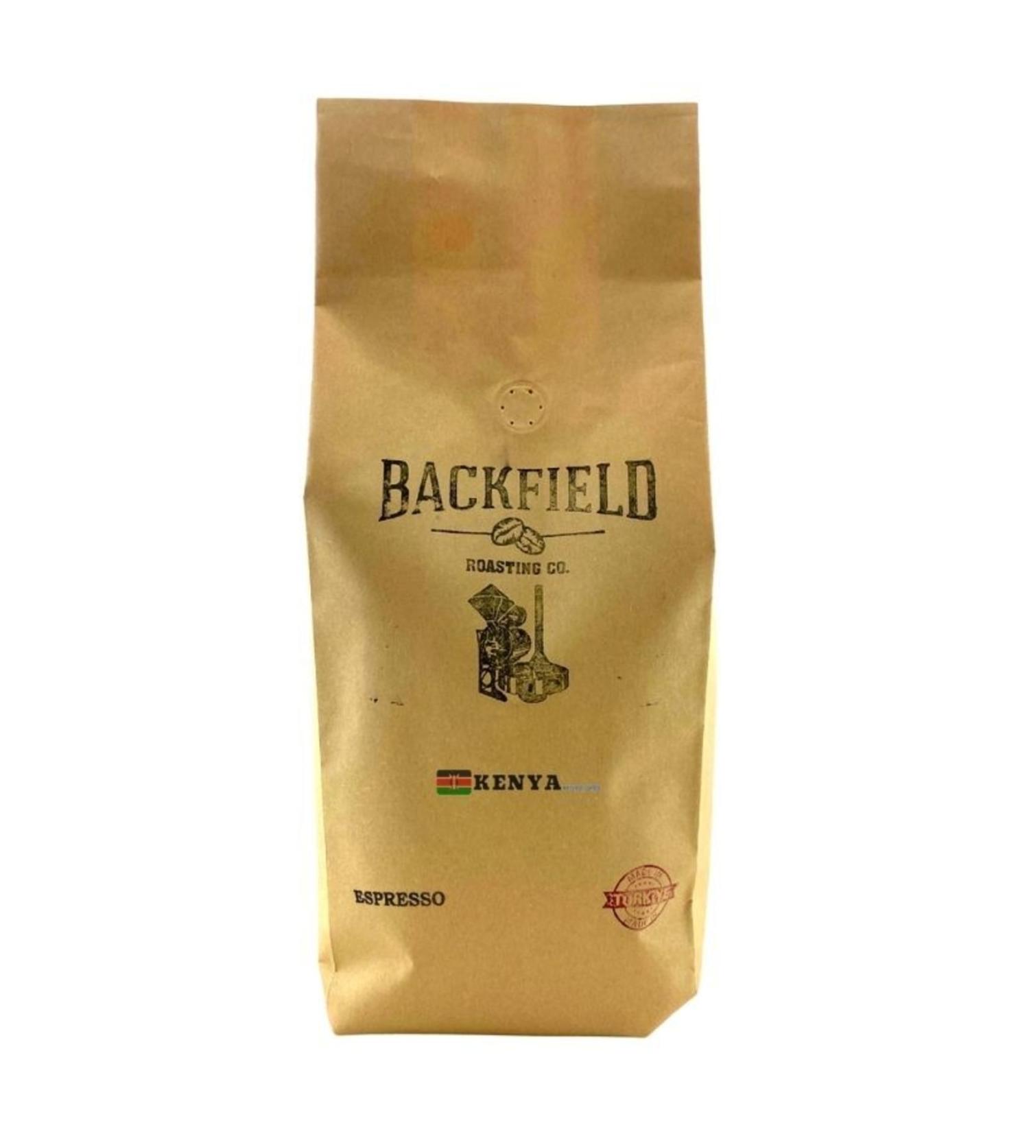 Backfield Roasting Co Kenya Natural Grade Coffee Beans 500gr.