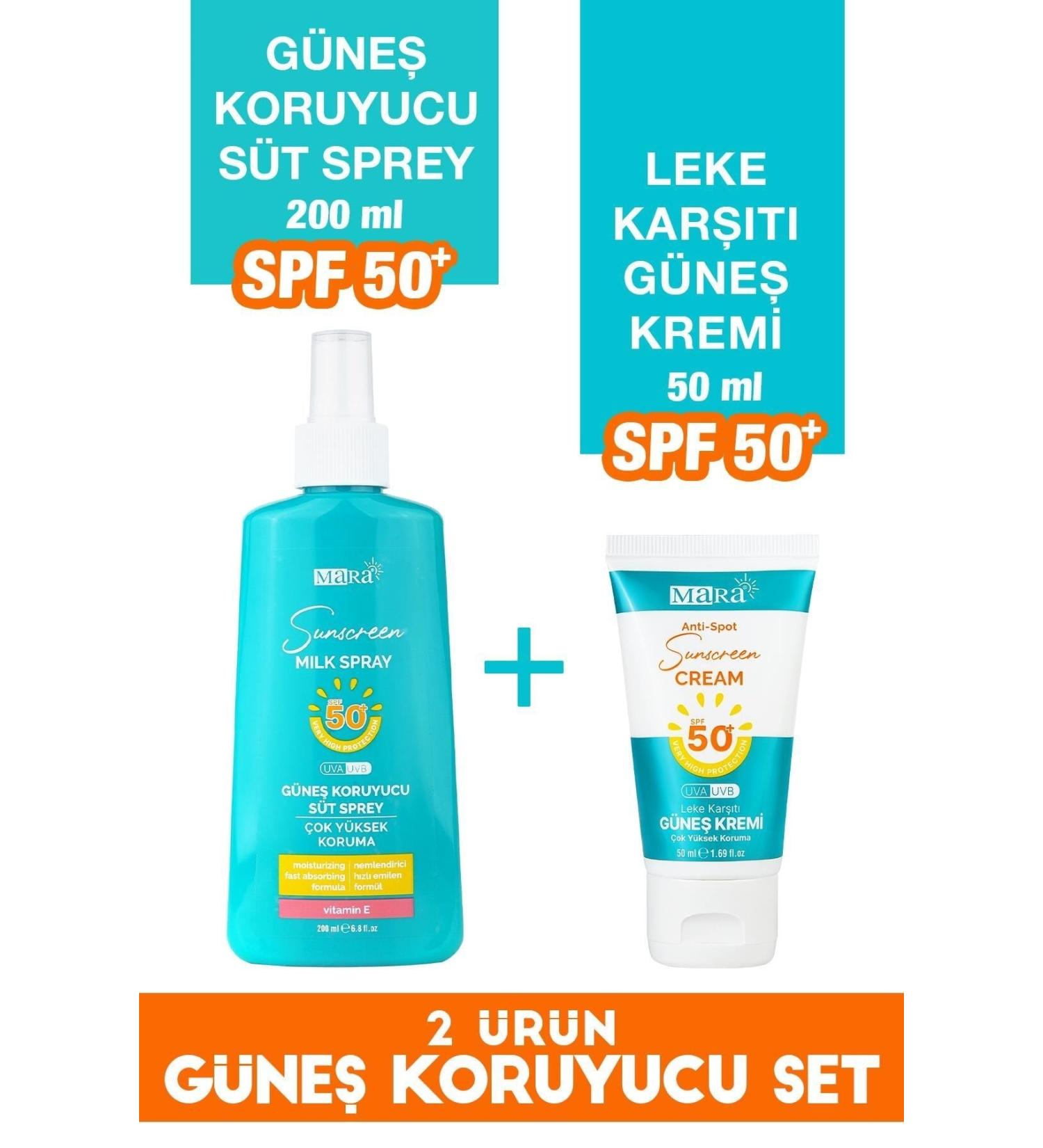 Mara Spf 50+ High Sun Protection Face and Body Set 2 Products - Buy Online on GoSupps.com