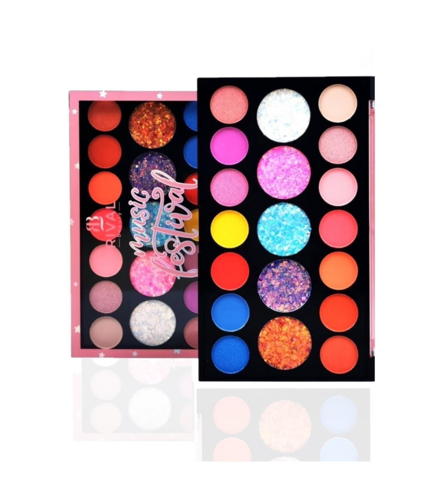 Malzek New Music Festival Eyeshadow Glitter 19 Makeup Eyeshadow Palette