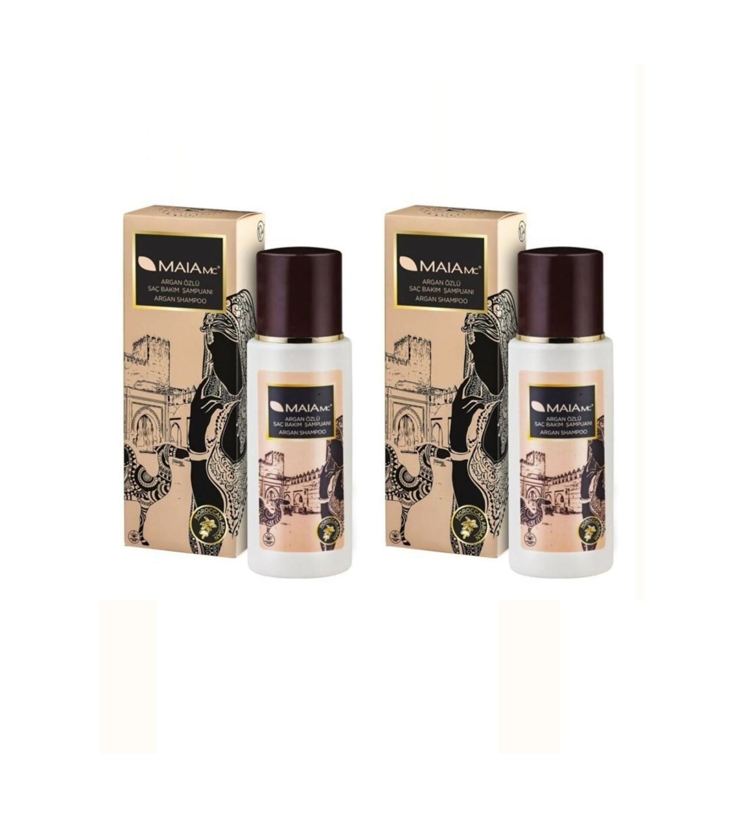 Maia mc Argan Essence Hair Care Shampoo Moisturizes Hair and Scalp Prevents Dandruff Formation