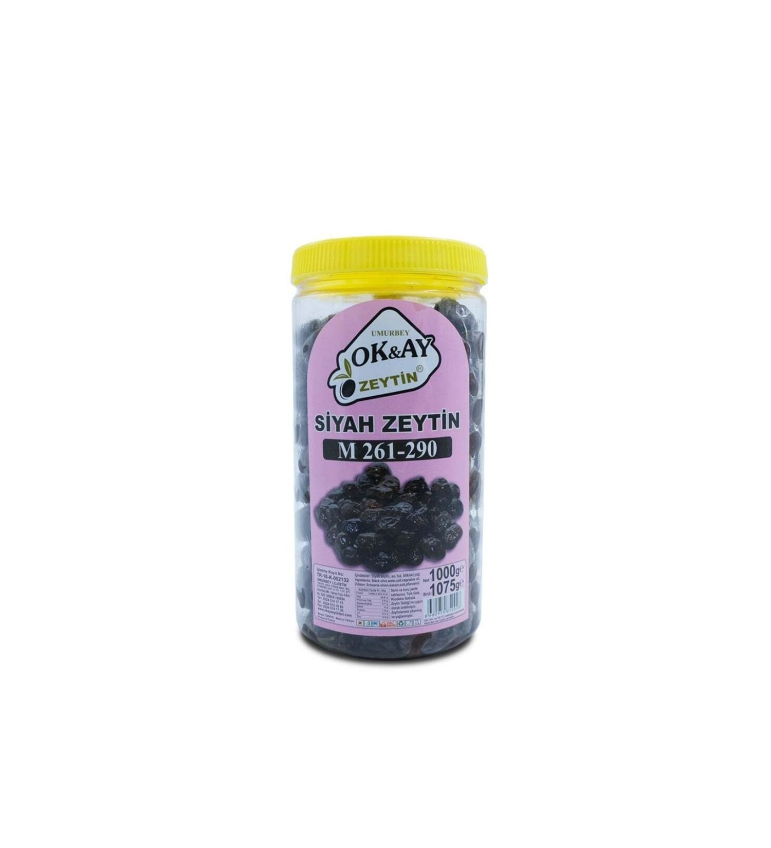 Okay Olives from Gemlik Shah Black Olives 1kg